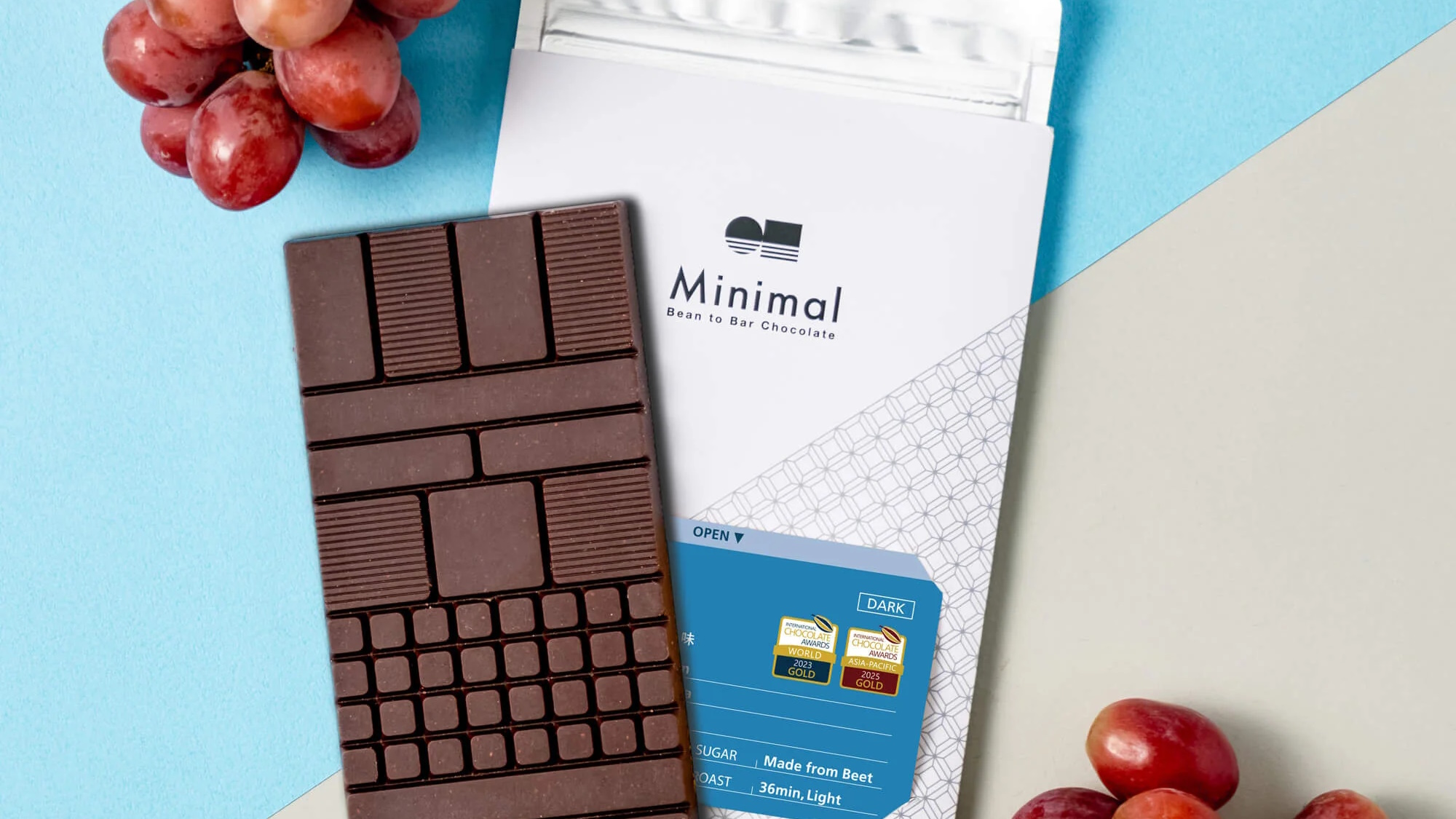 プラン限定|チョコレート国際品評会で10年連続103賞受賞！《Minimal》のチョコレートバー