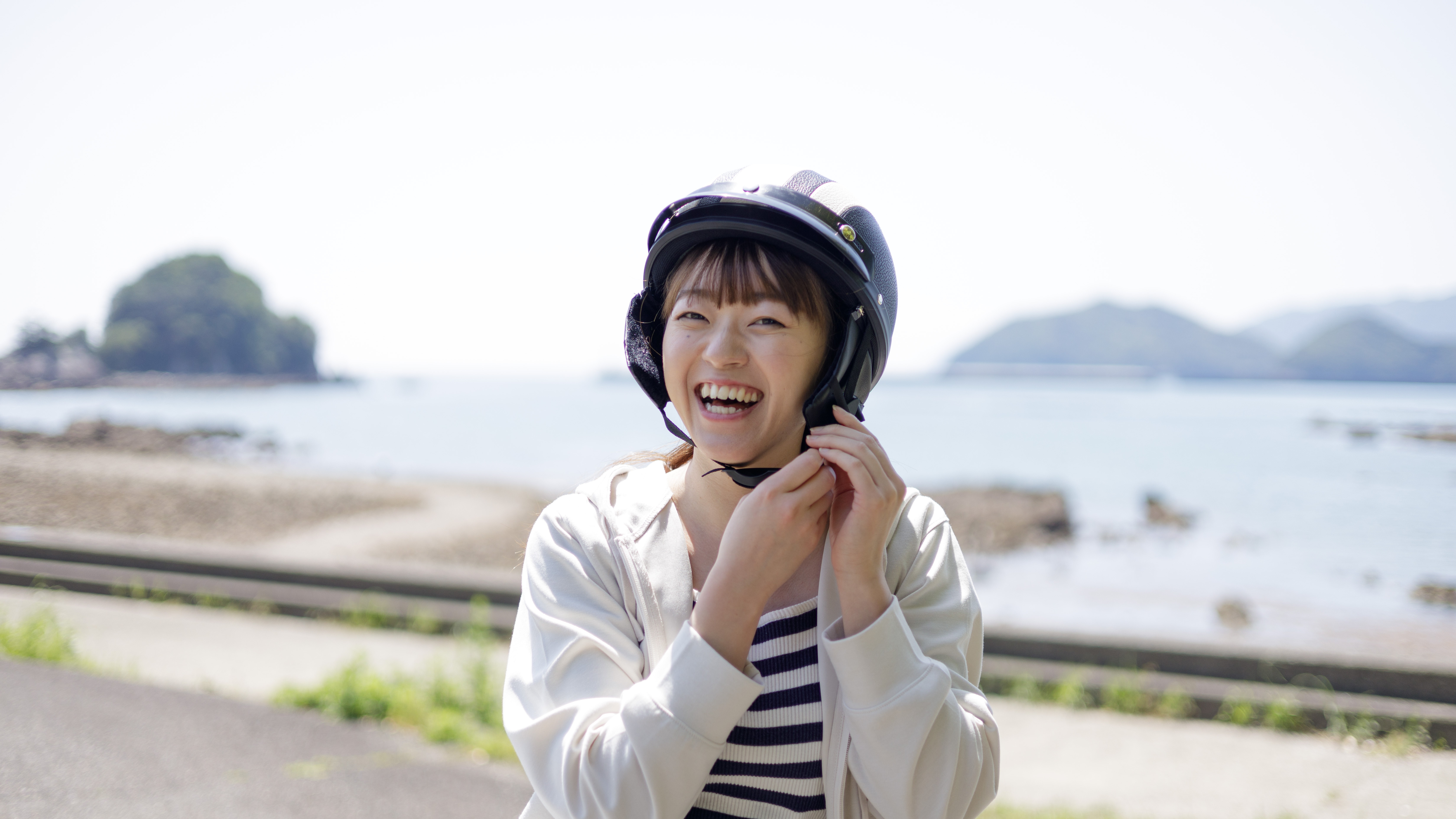 ご友人とサイクリング！