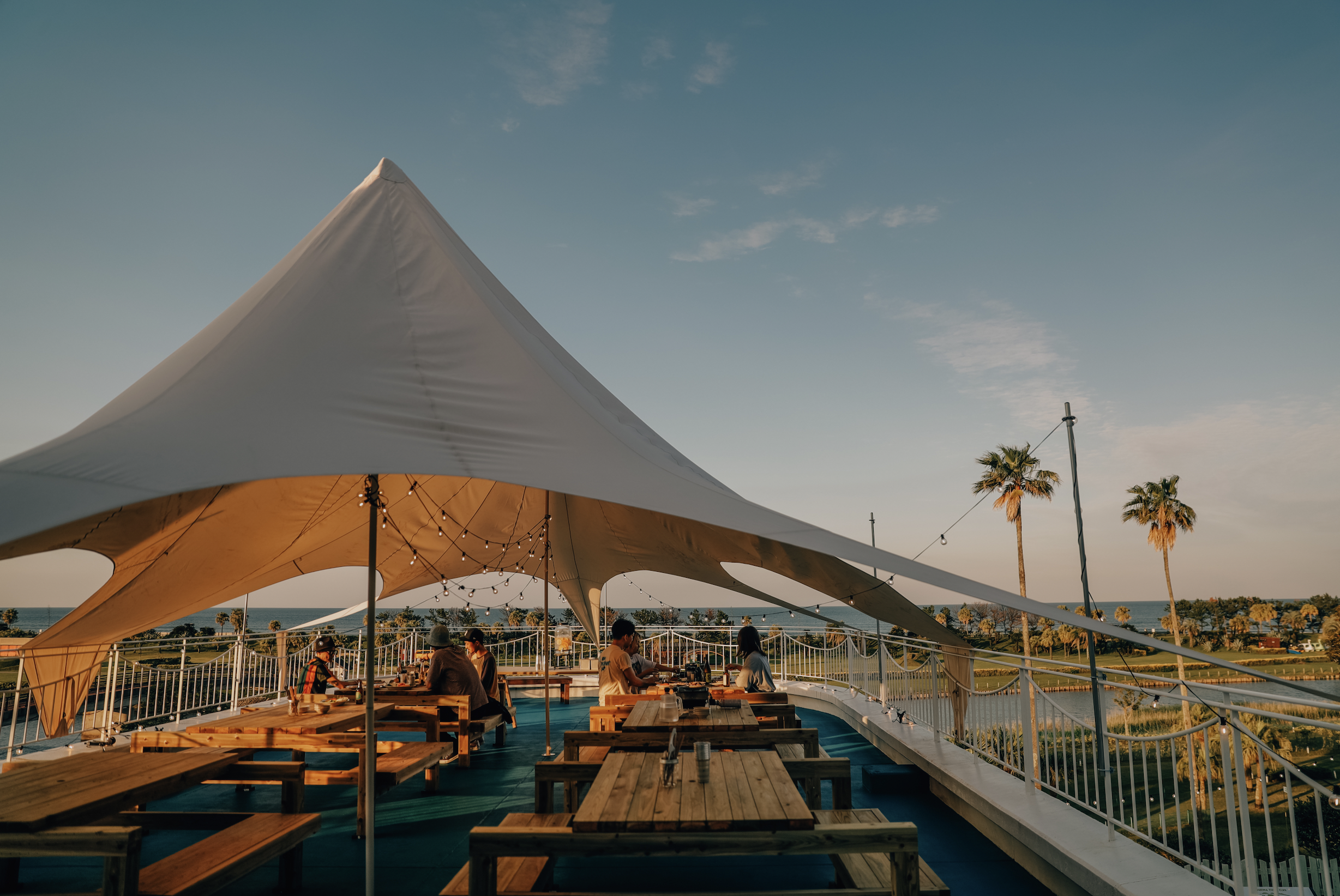 BBQ & BEER TERRACEからのビュー