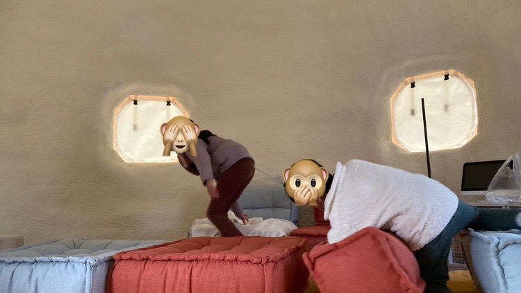 インスタントハウスで遊んでいます。5