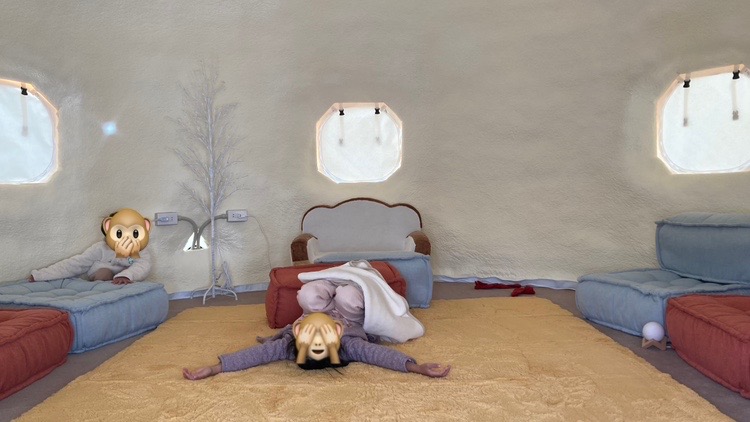 インスタントハウスで遊んでいます。7