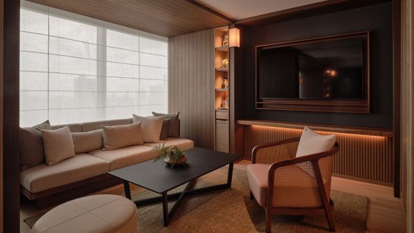 デラックススイート、リビングルーム