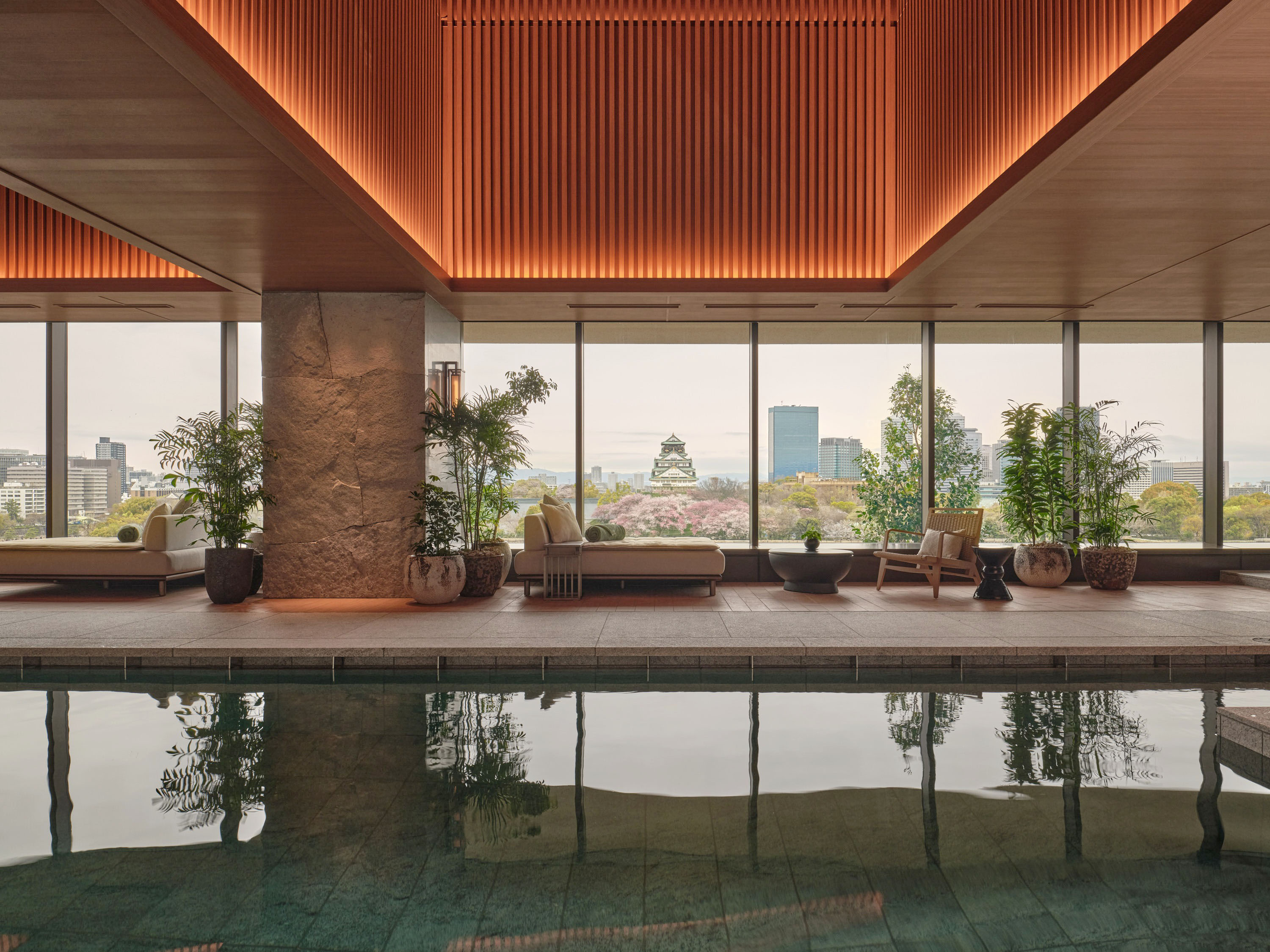 桜を望む、パティーナのウェルネスプール