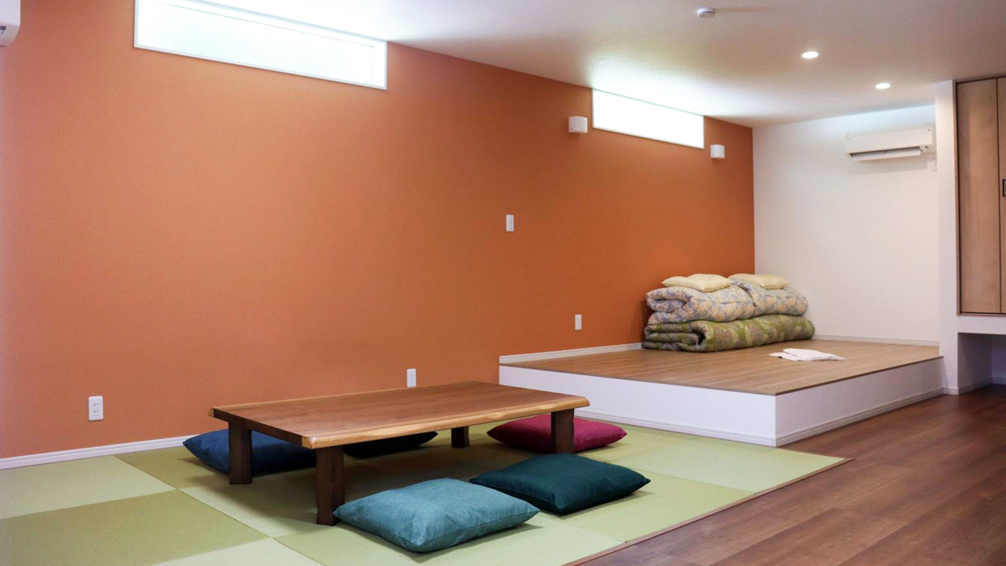 ・【客室／ローズマリー】畳のスペースがある和洋室タイプのお部屋。のびのびお過ごしいただけます