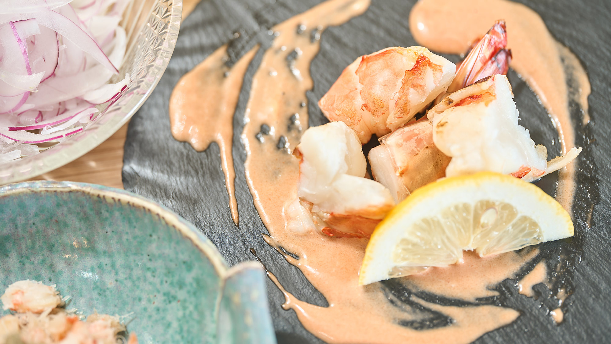 【夕食／日替わりメニュー】夕食にて季節に応じたメニューを5品～7品/人ご提供しています(一例)