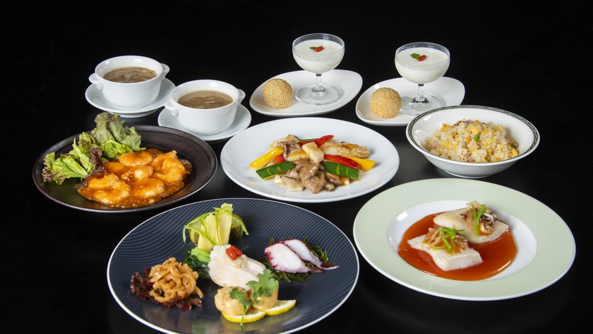 【本格中華 フルコース付き（夕食）／朝食ビュッフェ付き】温泉・サウナ無料／小学生以下添寝無料