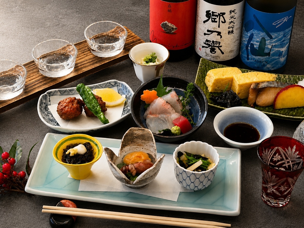【晩酌セット〜和のひと刻〜／朝食付き】温泉・サウナ無料