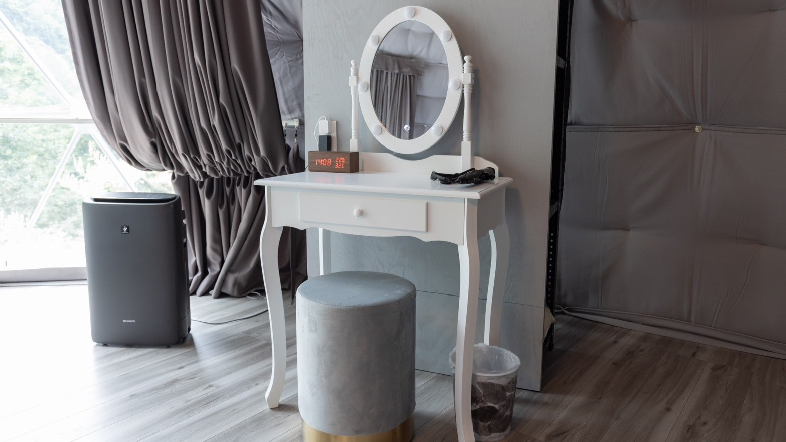 各棟設置されているドレッサー