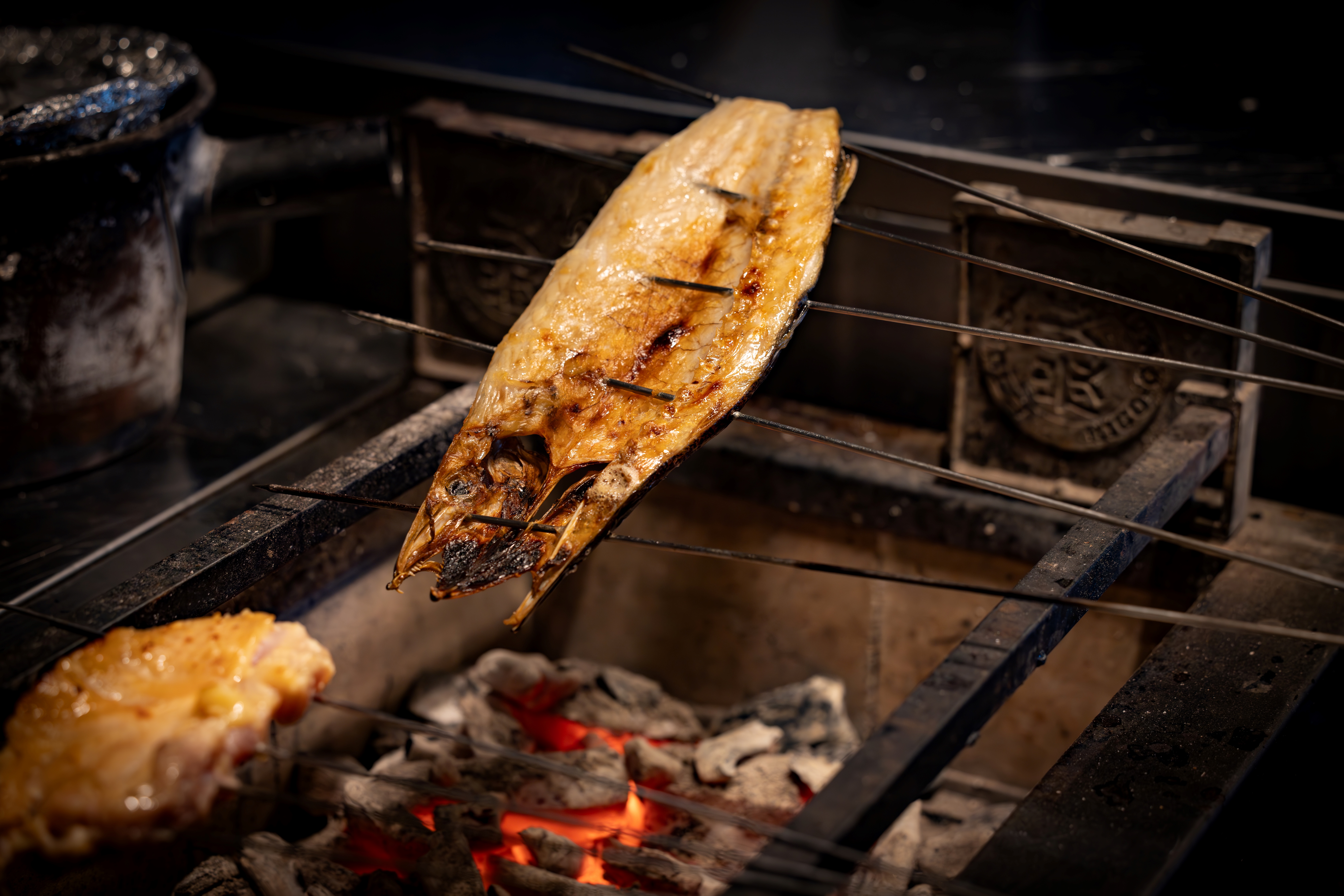 【金沢 酢重】　魚炭焼き