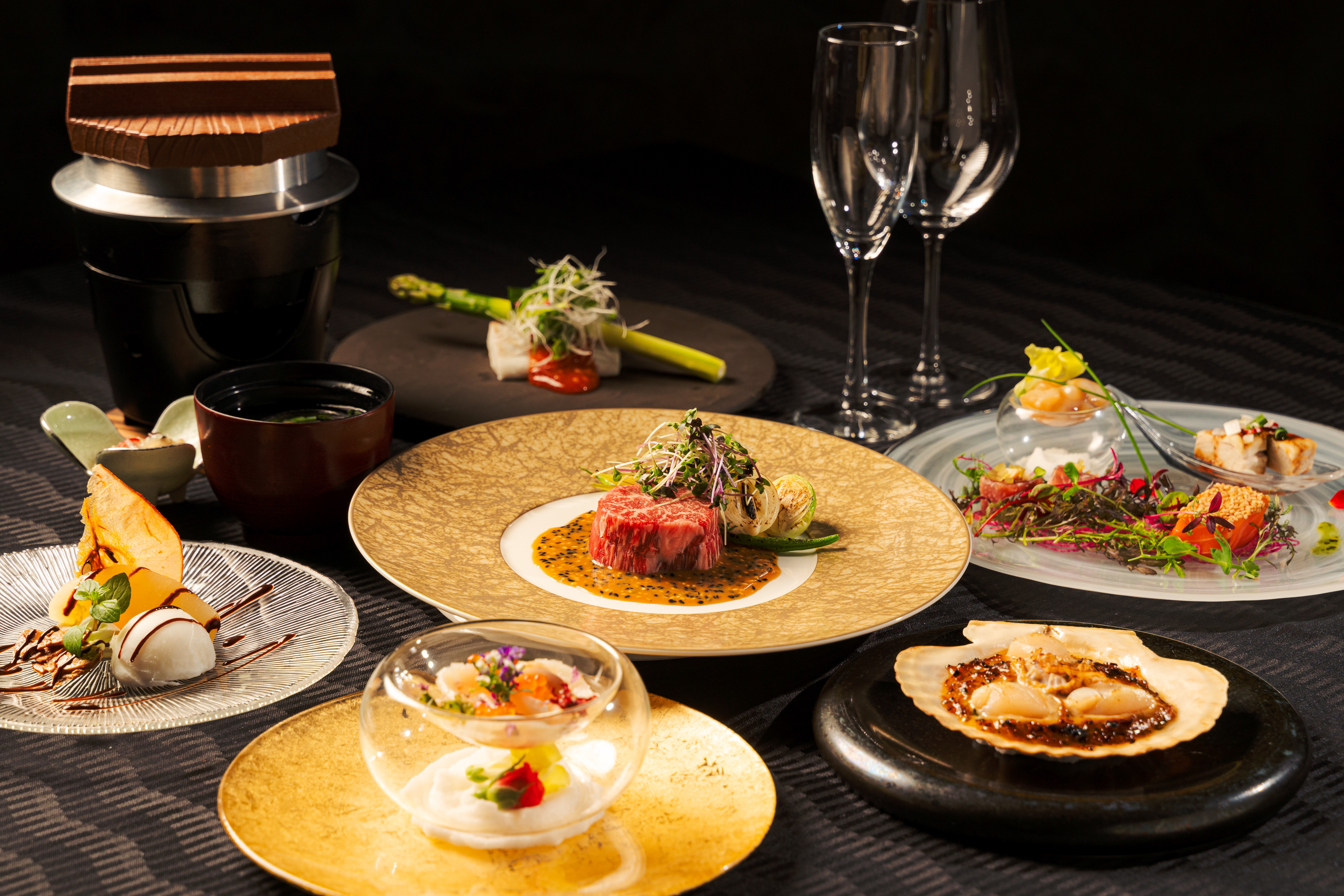 フレンチと中華を織り交ぜた夏泊キュイジーヌ