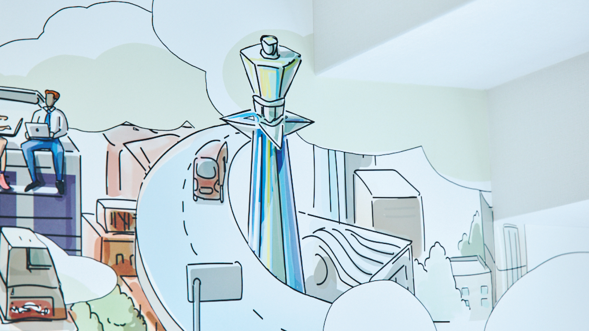 お部屋の壁紙　イメージ