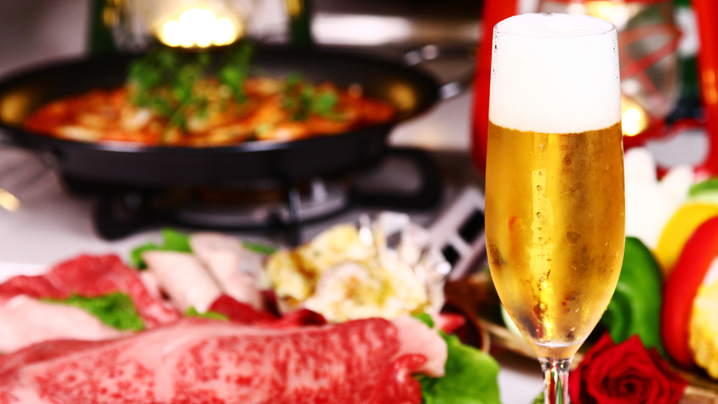 ☆直前割☆お日にち限定◆お好きな方をチョイス！2食付◆ BBQorしゃぶしゃぶ★
