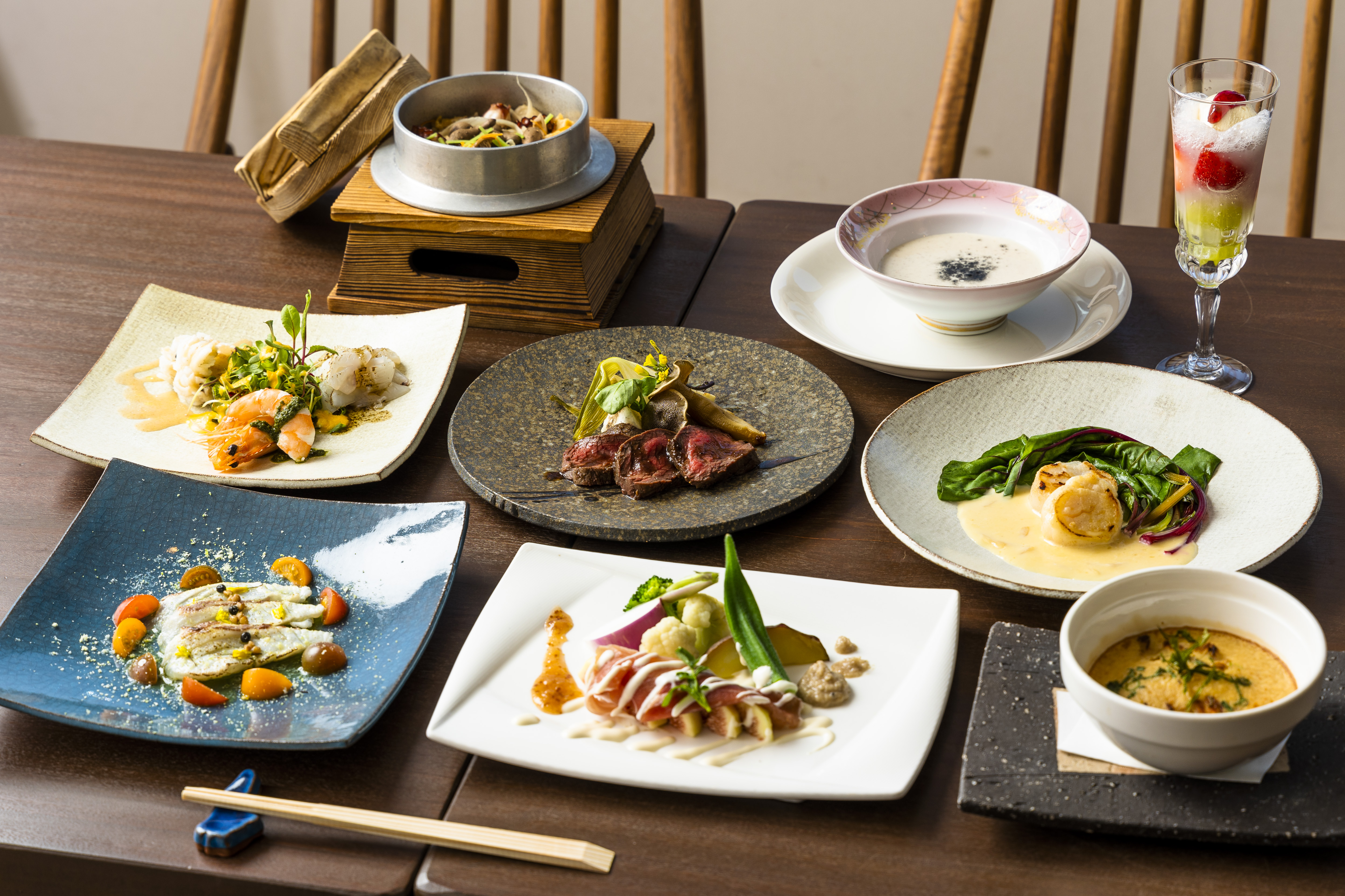 ディナーコース（一例）