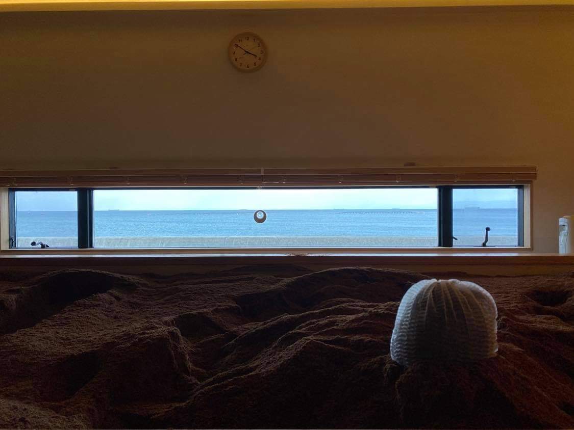 海を眺めなら入るおがくず酵素浴