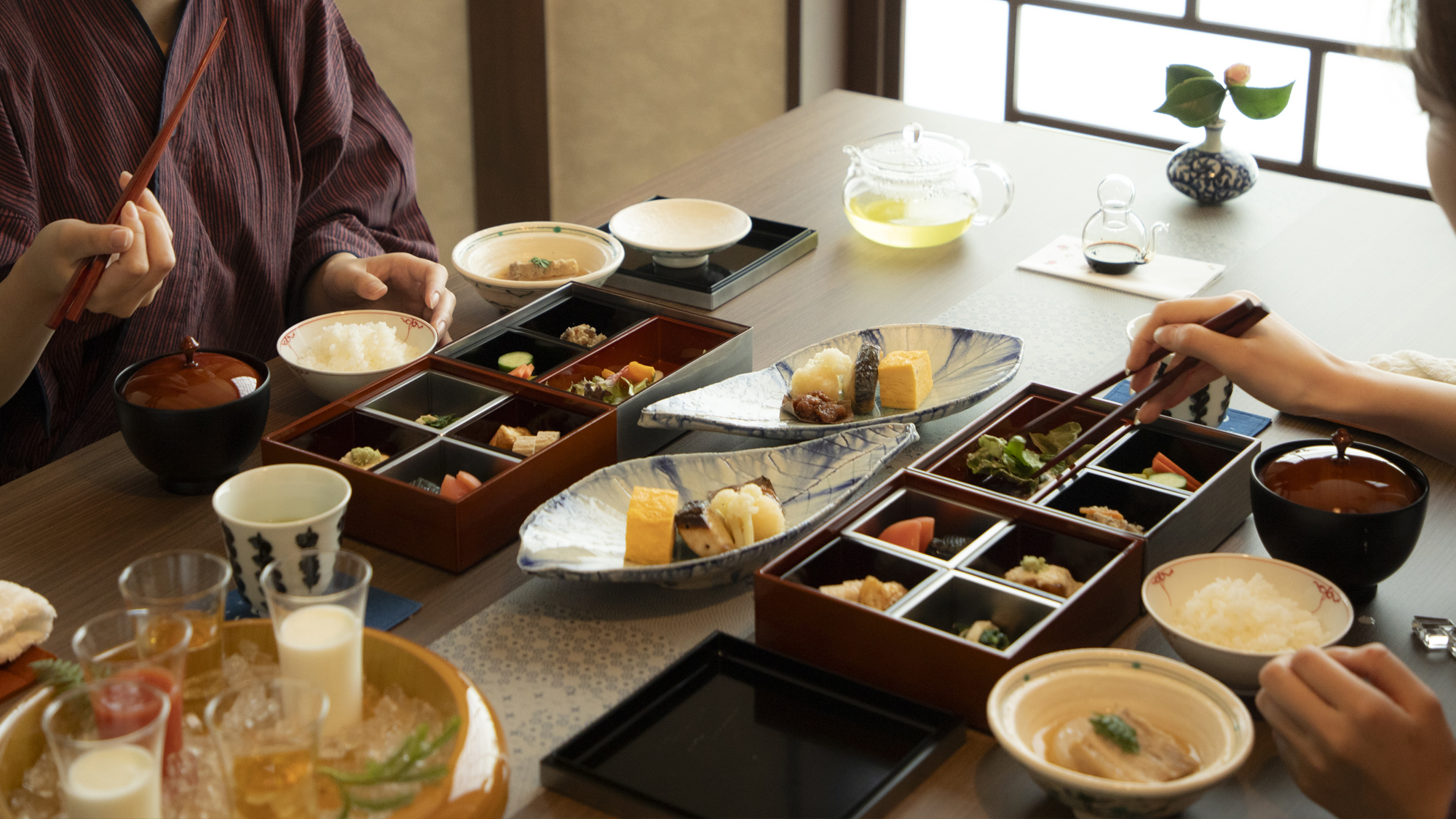 盛沢山の内容で、食べ進むほどに元気になれるような朝食です。