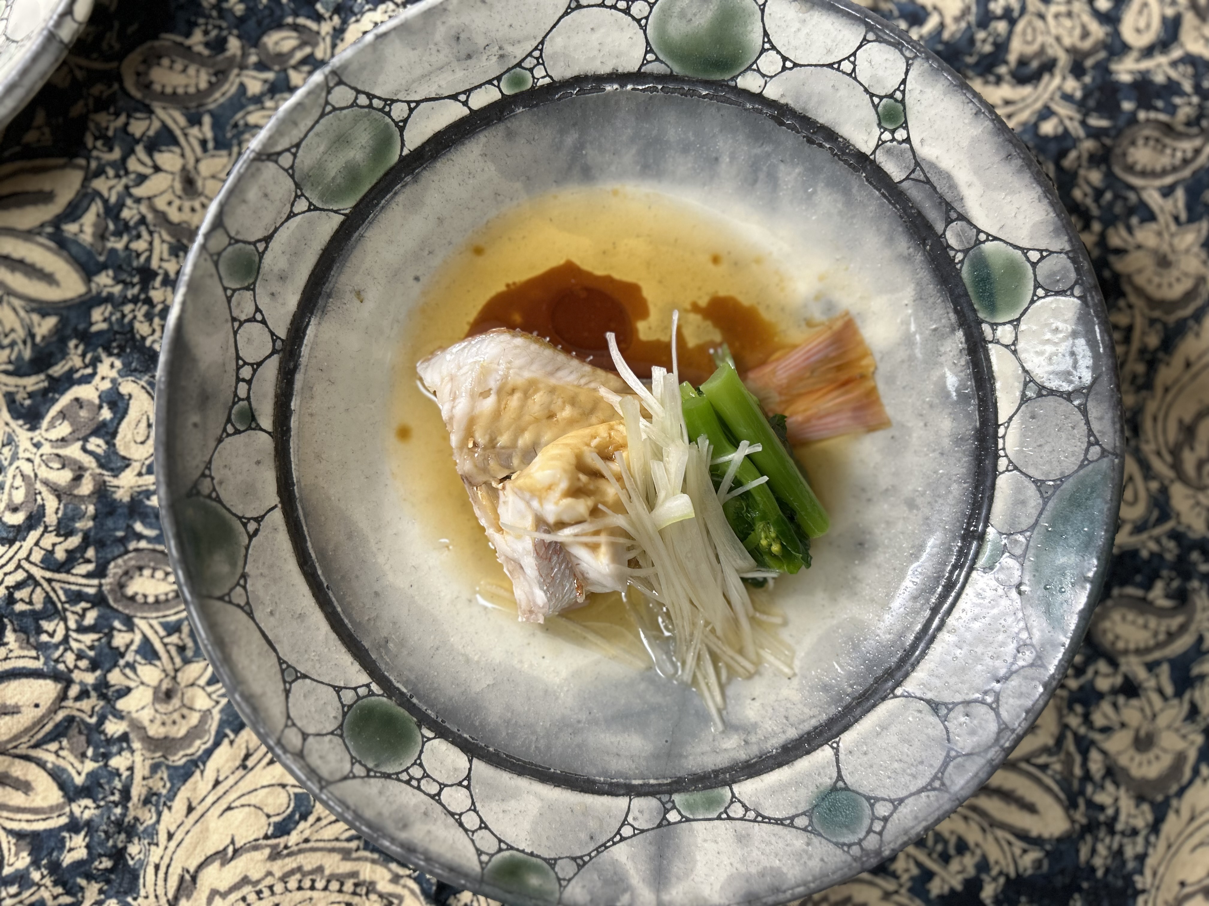 連子鯛の蒸し物