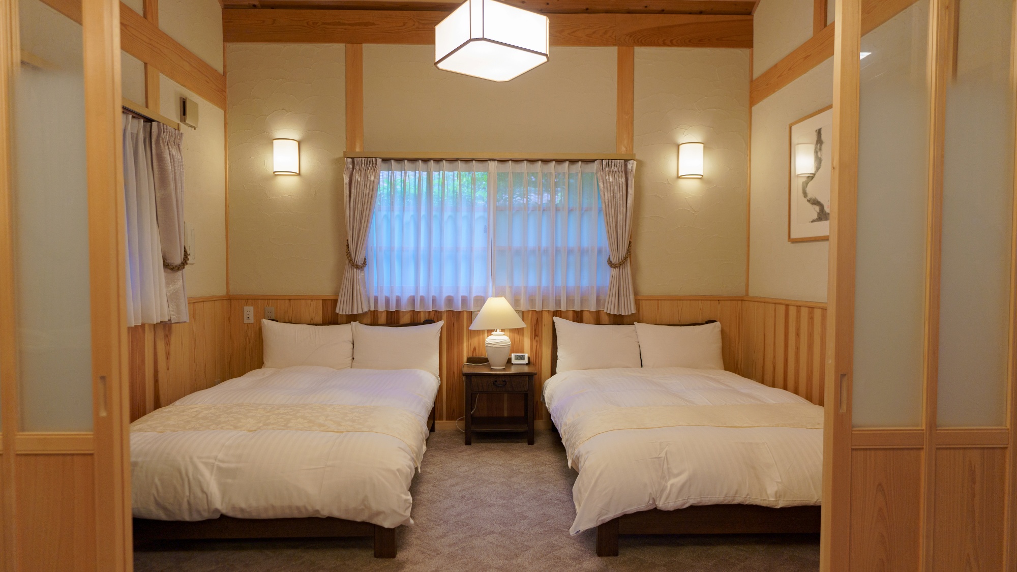 【客室】デラックス福石・離れ：離れ限定で2名様でのご予約のみ受け付けております。