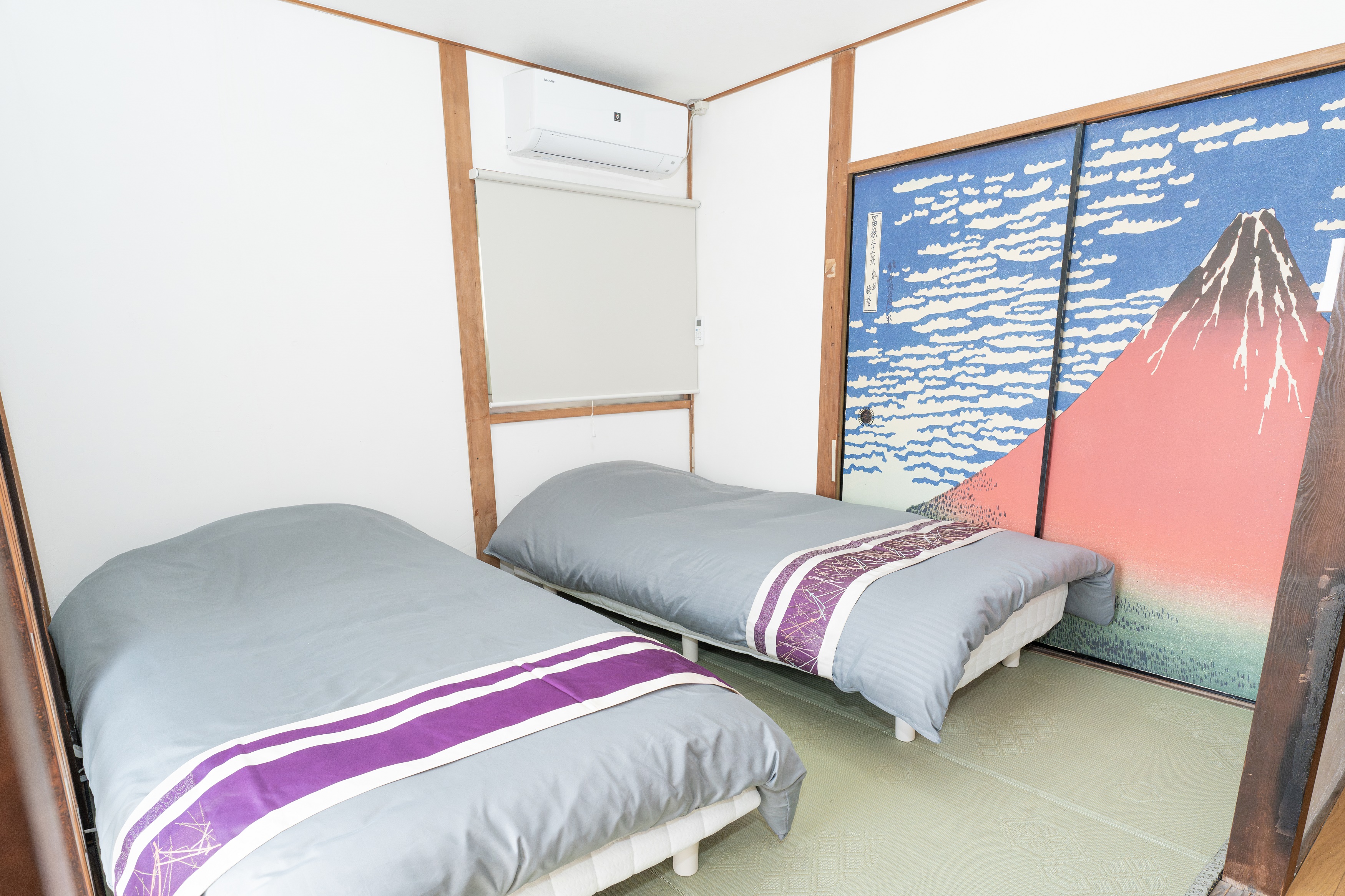 Bedroom 1, Ukiyo-e, Katsushika Hokusai, Fine Wind, Clear Weather