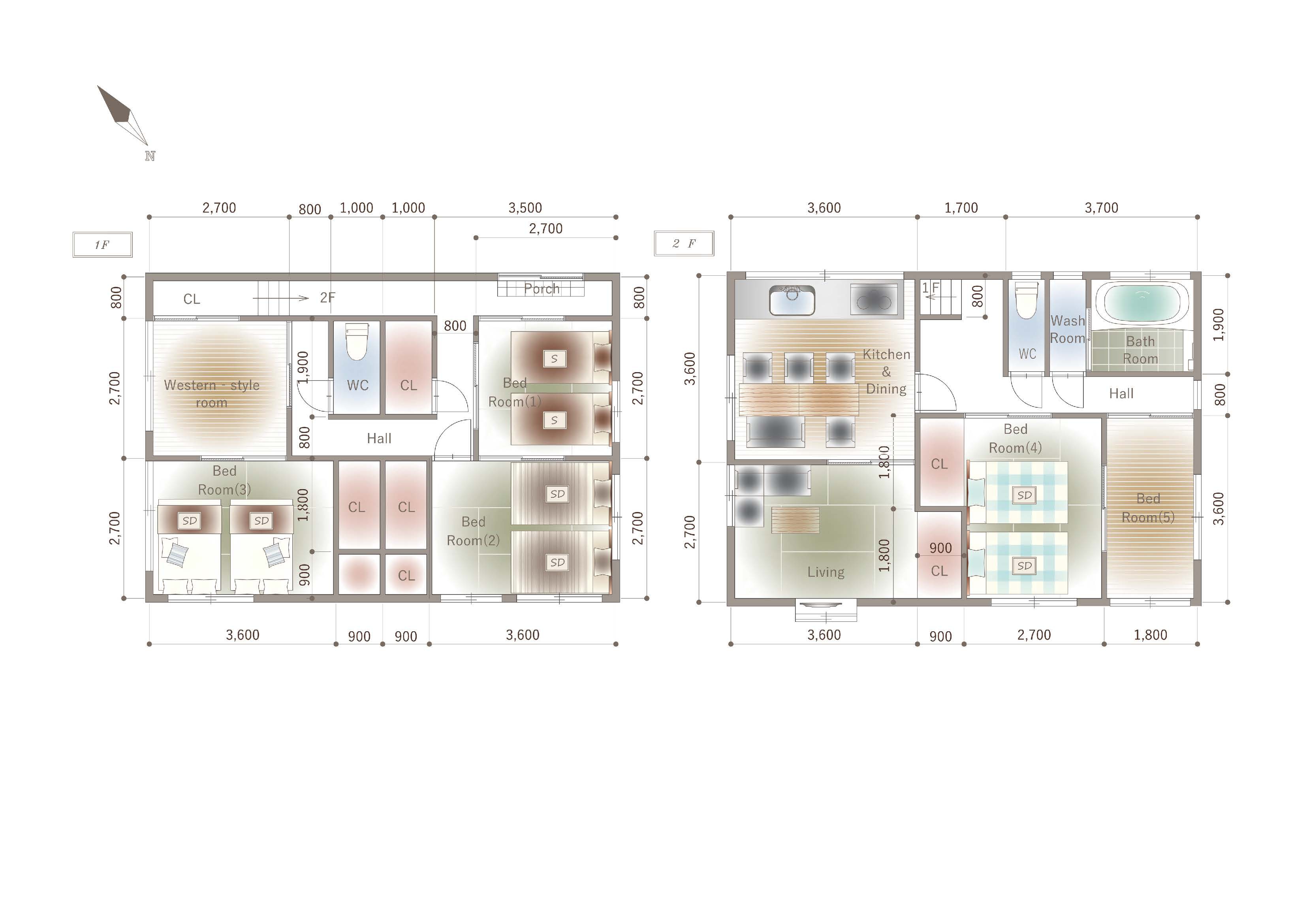 インジホテル下関　間取図