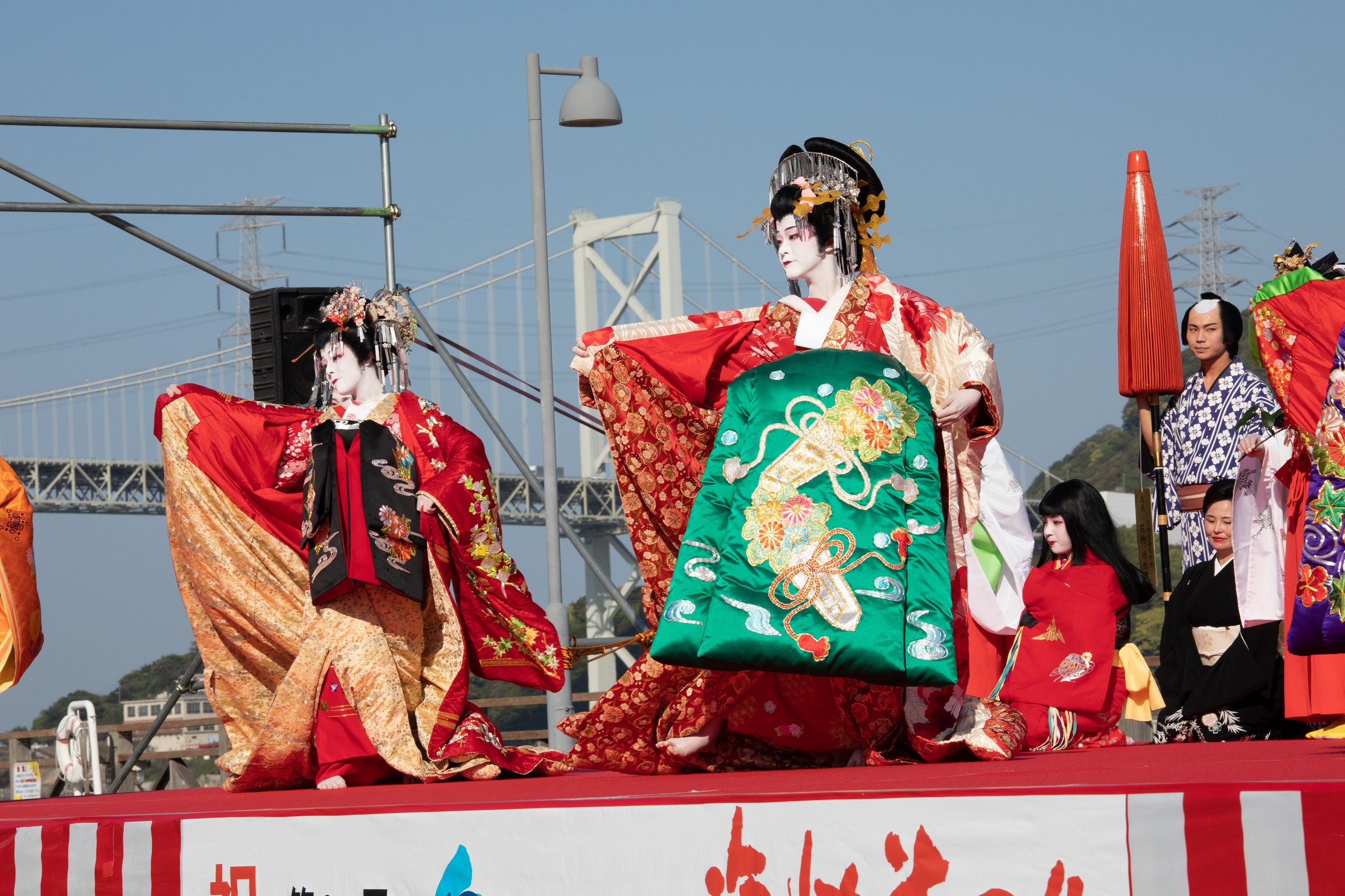 しものせき海峡まつり（上臈道中外八文字ステージ２）