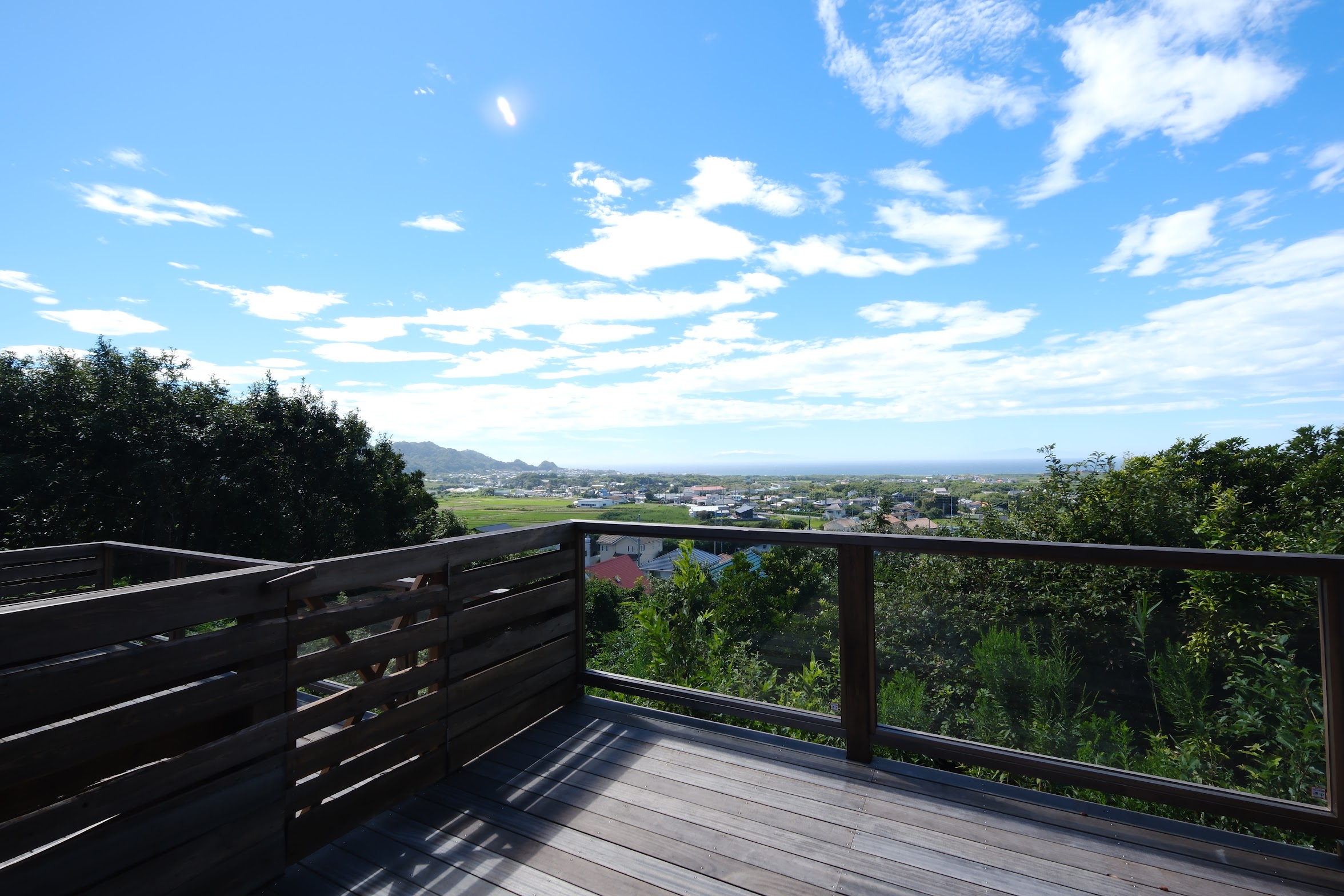 デッキからの風景