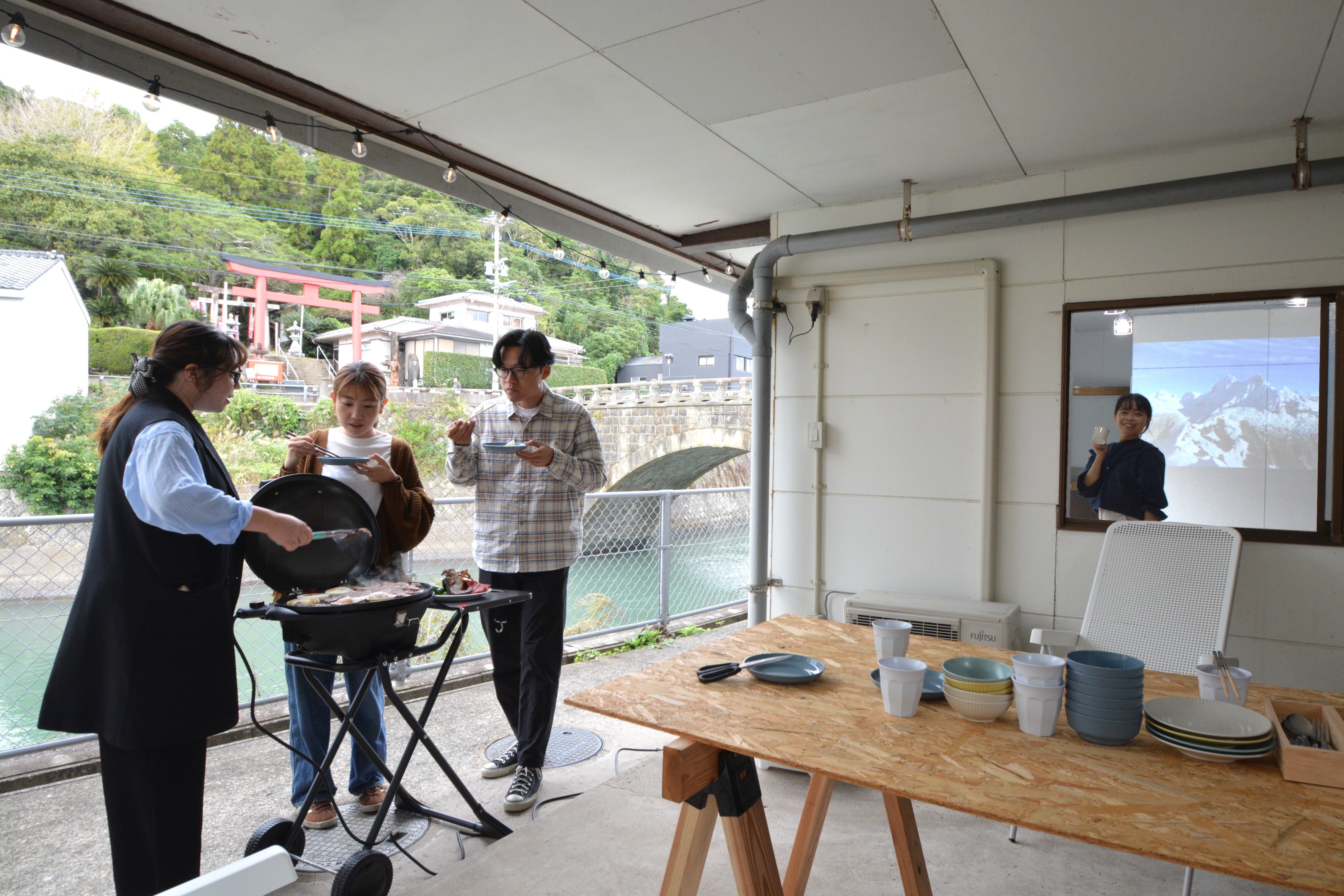 アウトドアリビング（1階）