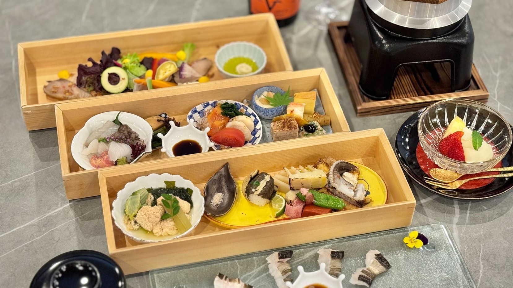 【大型犬/多頭OK】島の海幸◆厳選した地魚と旬を味わう逸品会席【2食付/部屋食】愛犬同伴