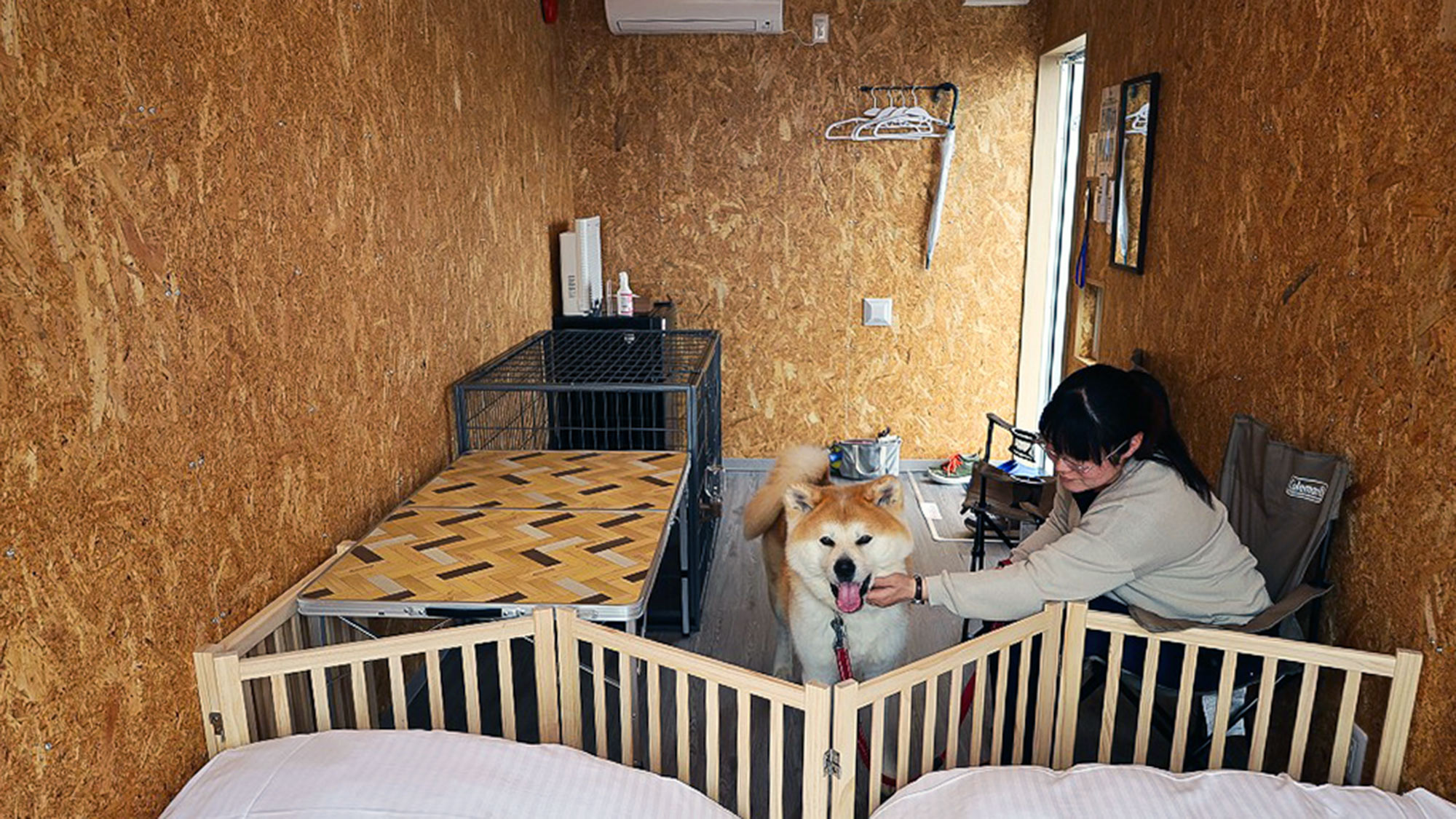 ・【N棟】ペットと一緒にお泊りいただけるお部屋です