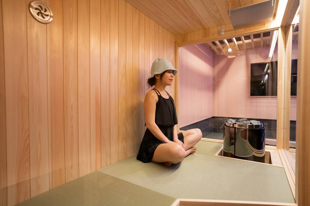 サウナハット・水着貸し出し無料