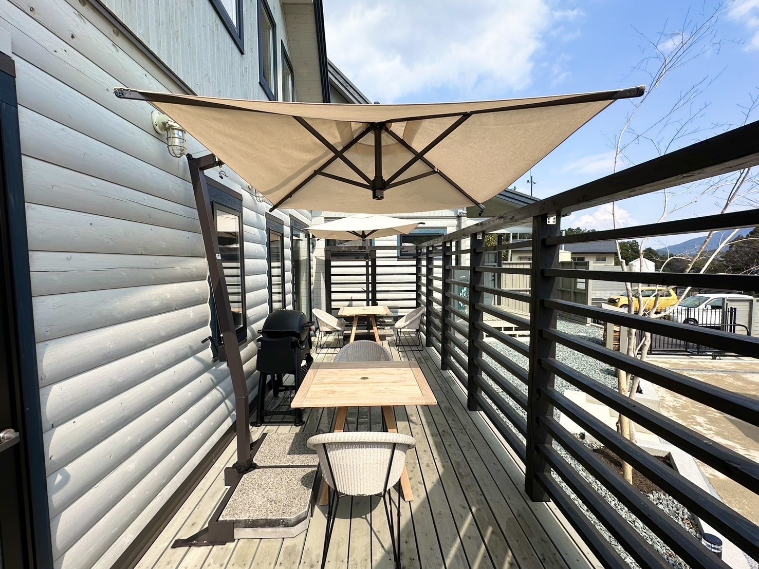 【楽天スーパーSALE】ジャグジー付「BESS」のログハウスに泊まれる！