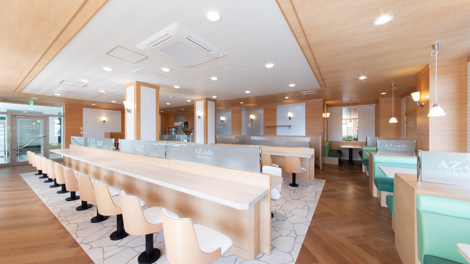 AZcafe Shidaka店内