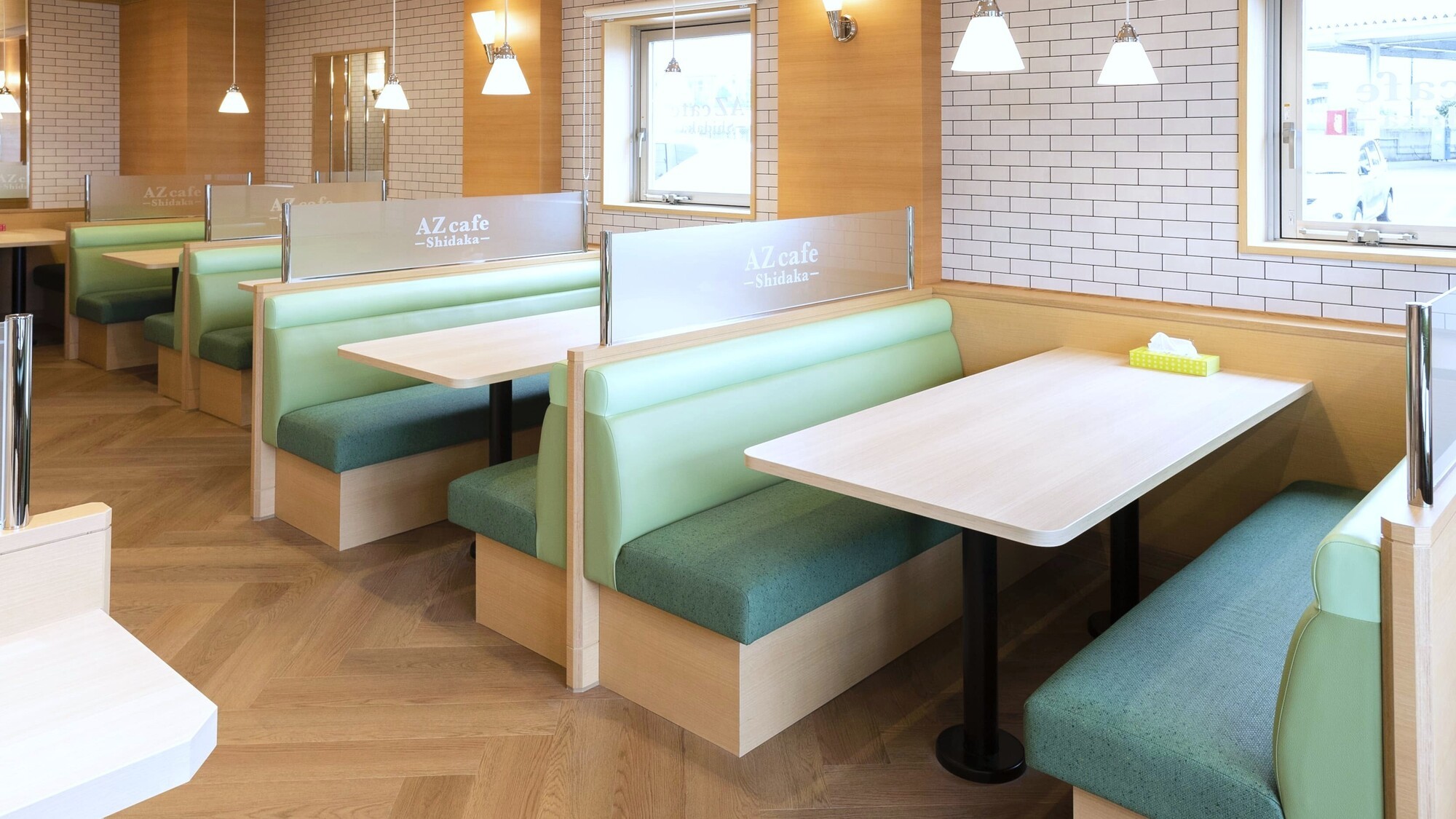 AZcafe Shidaka店内