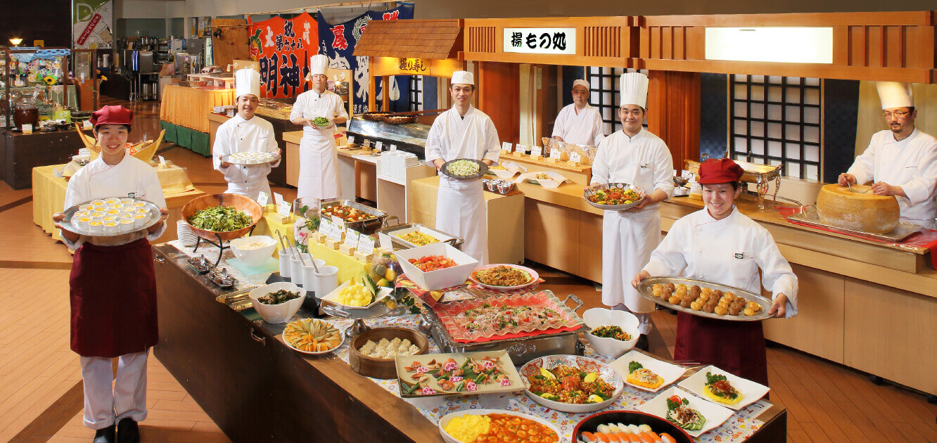 バイキング会場