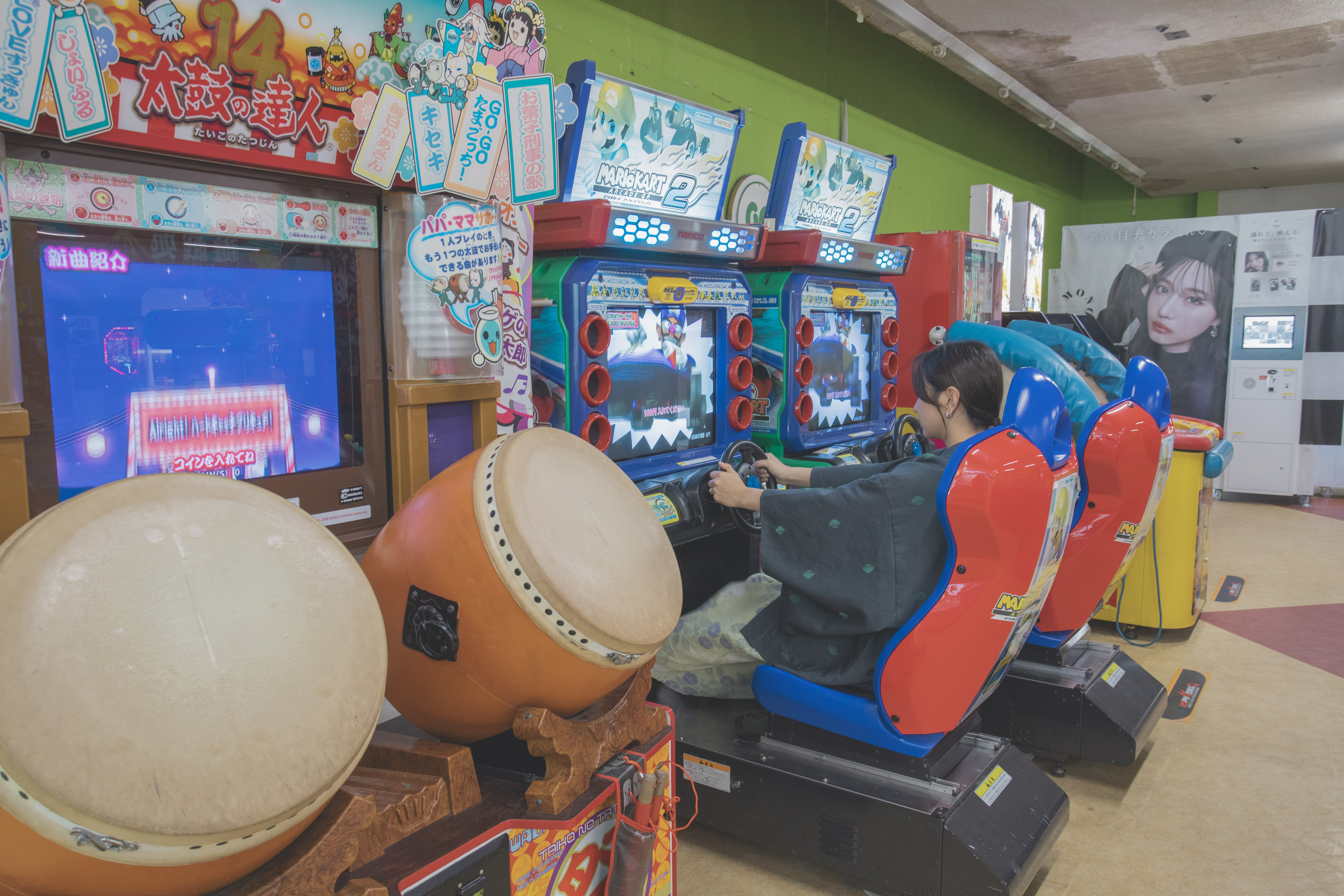昔ながらのゲームコーナー