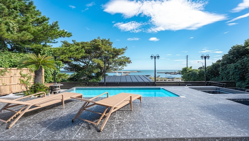 【楽天スーパーSALE】鴨川温泉が楽しめる高級貸別荘/海を眺めるサウナでととのう贅沢時間　7名利用