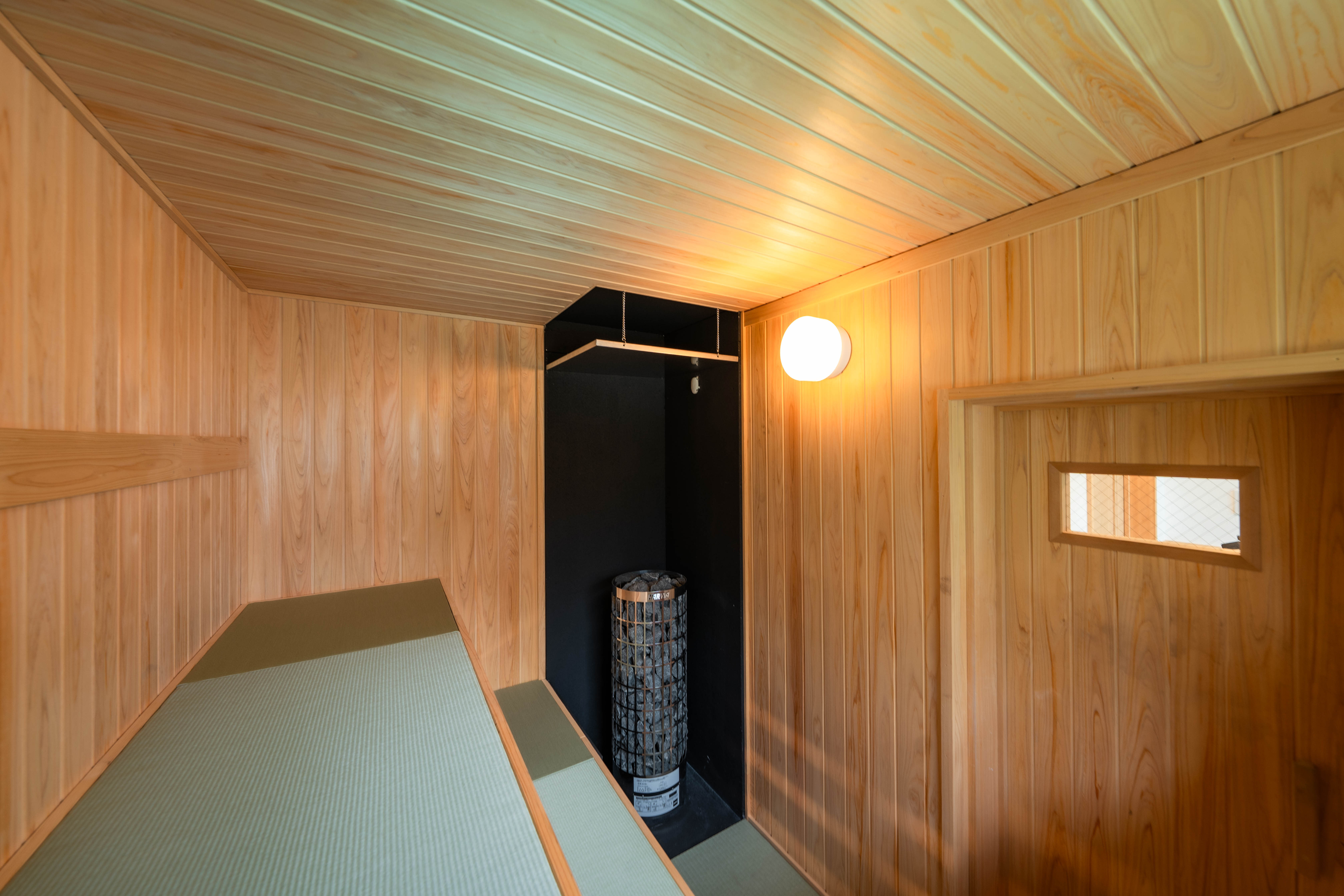 【蒼望楼concept琉球】複数人で利用可能なサウナ。