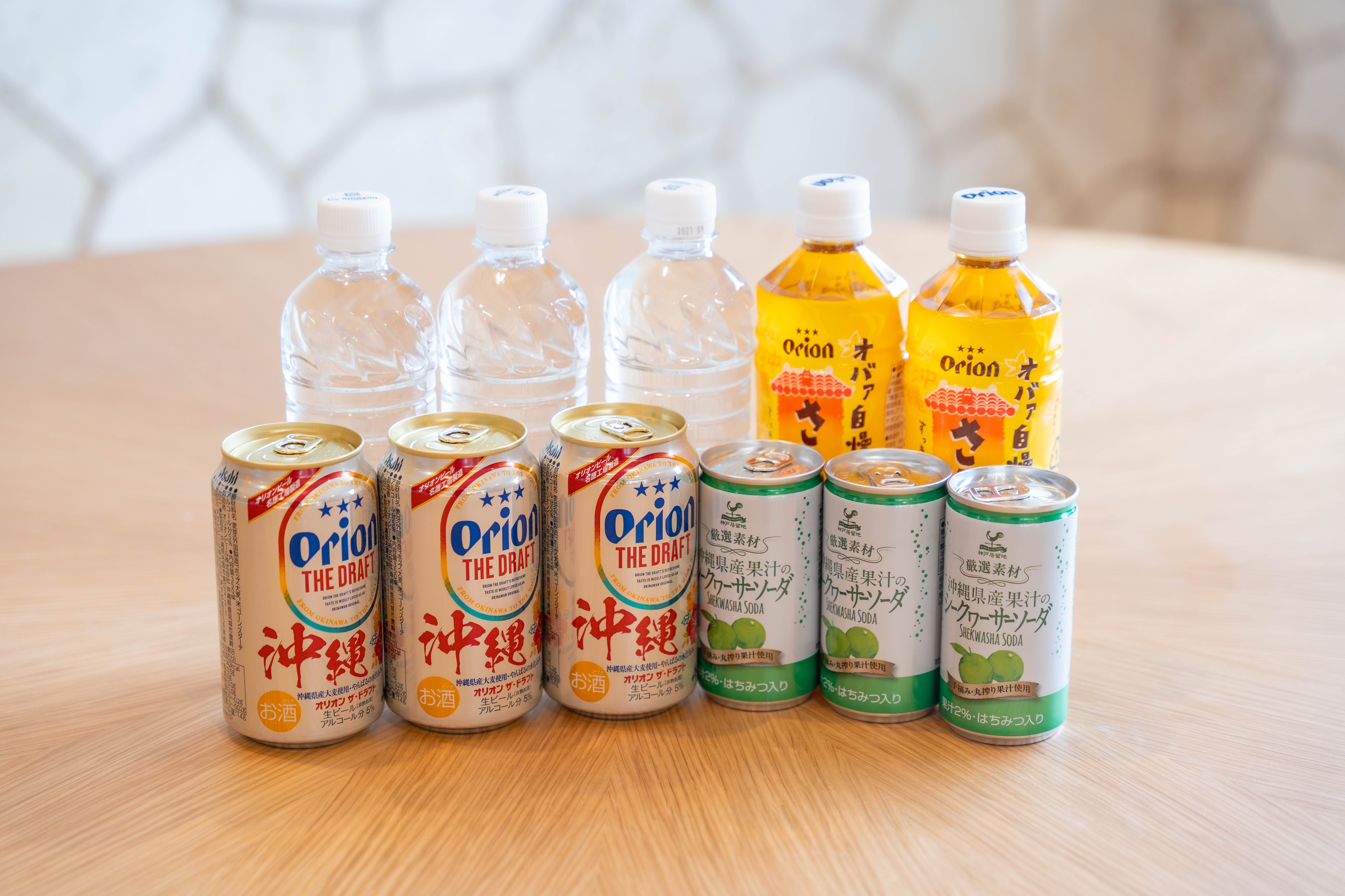 【蒼望楼concept琉球】無料でご準備しているドリンク各種