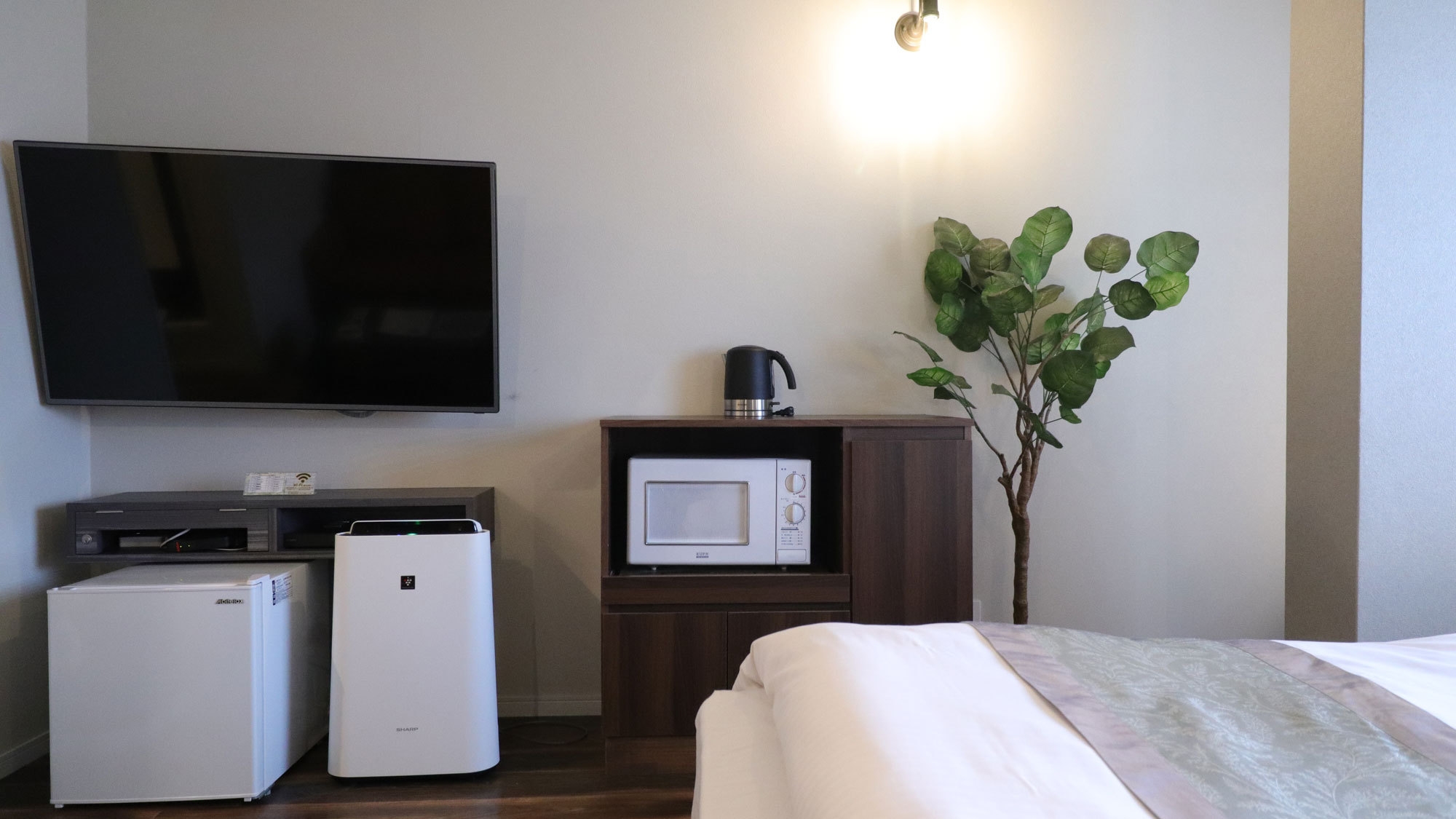 《素泊り》客室の温泉で癒す★広々ダブルでシングル利用 ビジネス応援