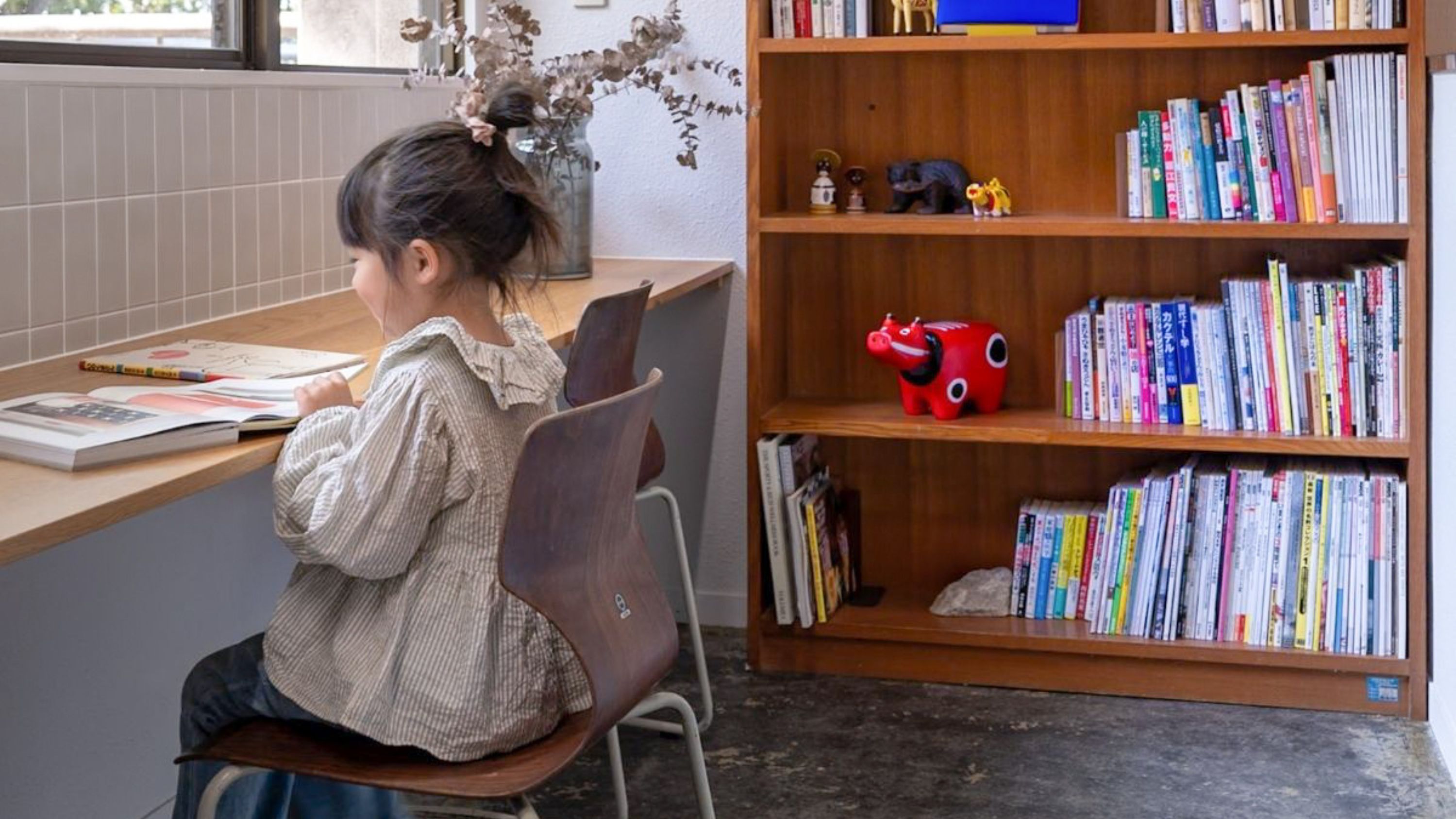 緑が見えるワーキングスペース