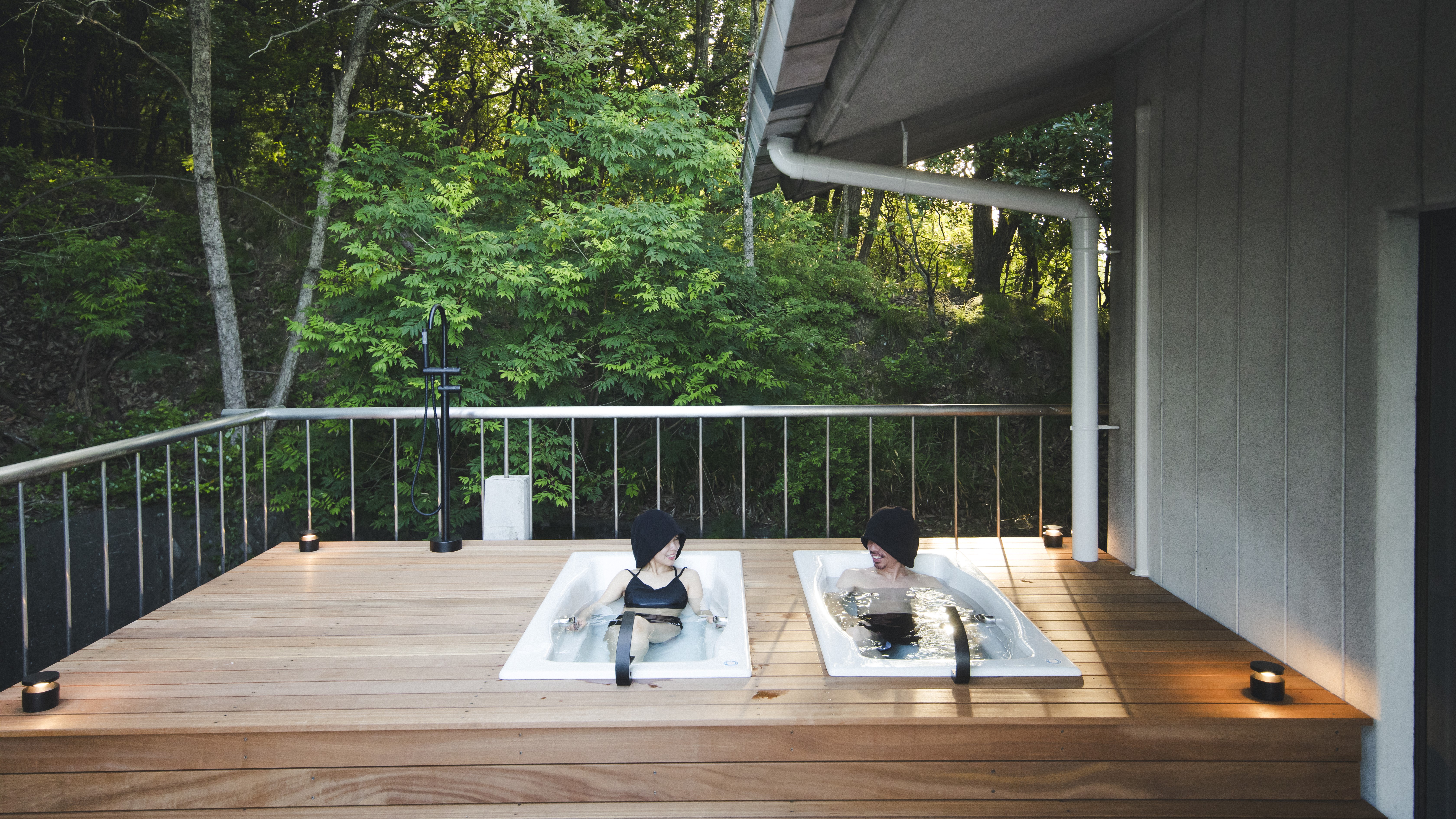 屋外お風呂（水風呂）