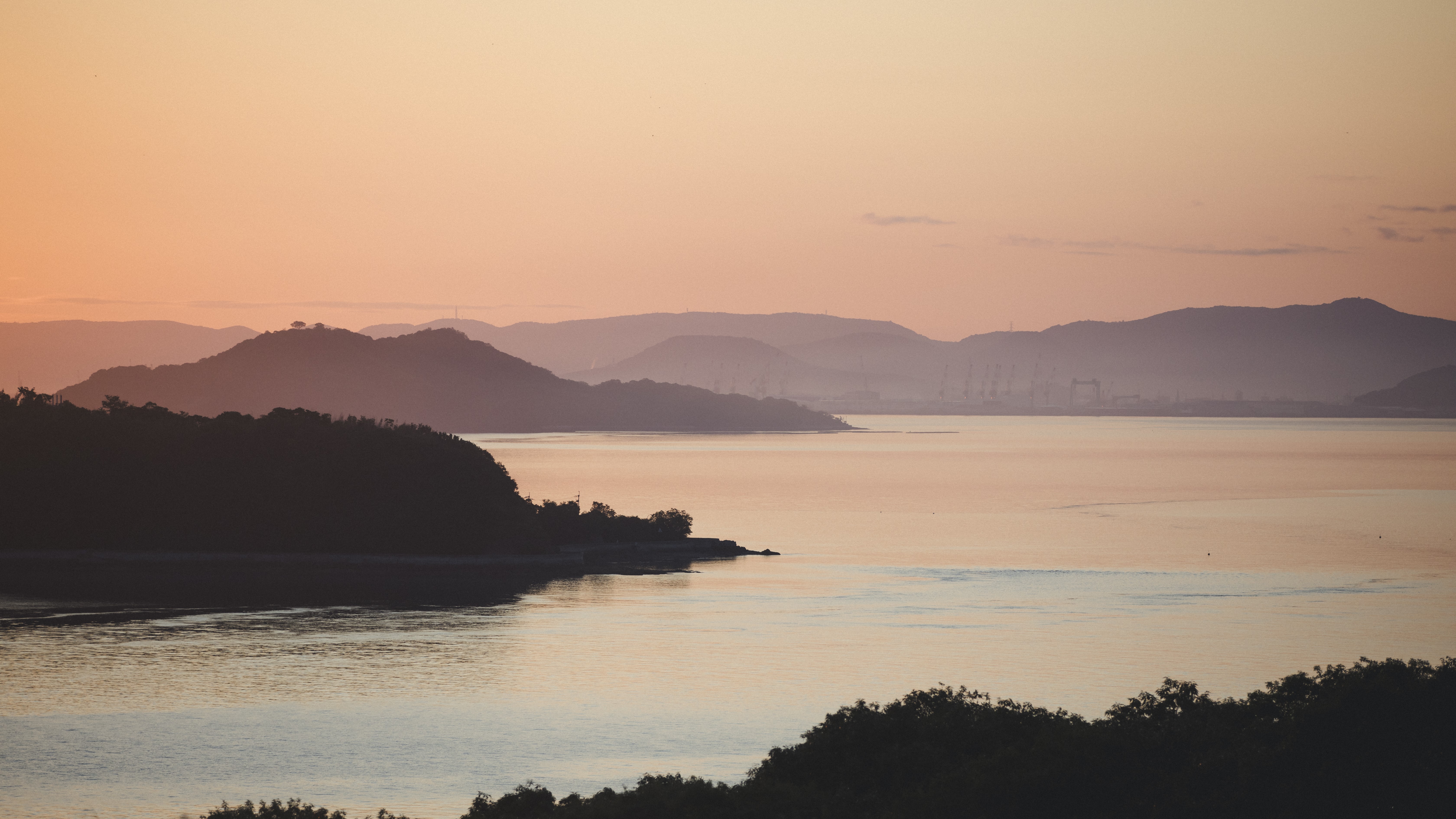 瀬戸内海の眺め