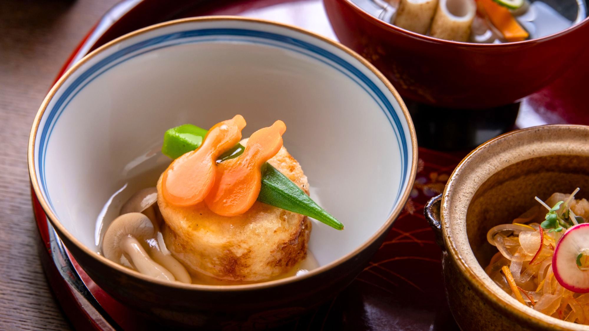 彩り豊かな蓮根まんじゅう