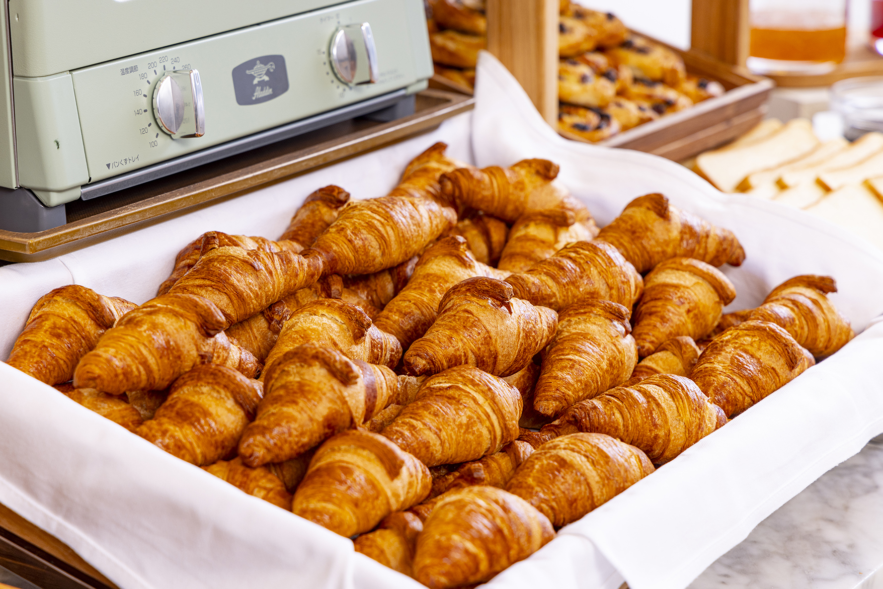 【朝食ビュッフェ】ブレッドコーナー