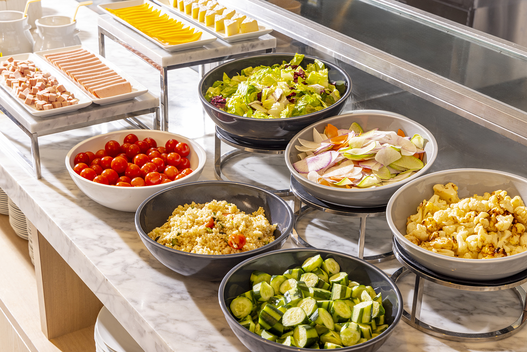 【朝食ビュッフェ】サラダコーナー