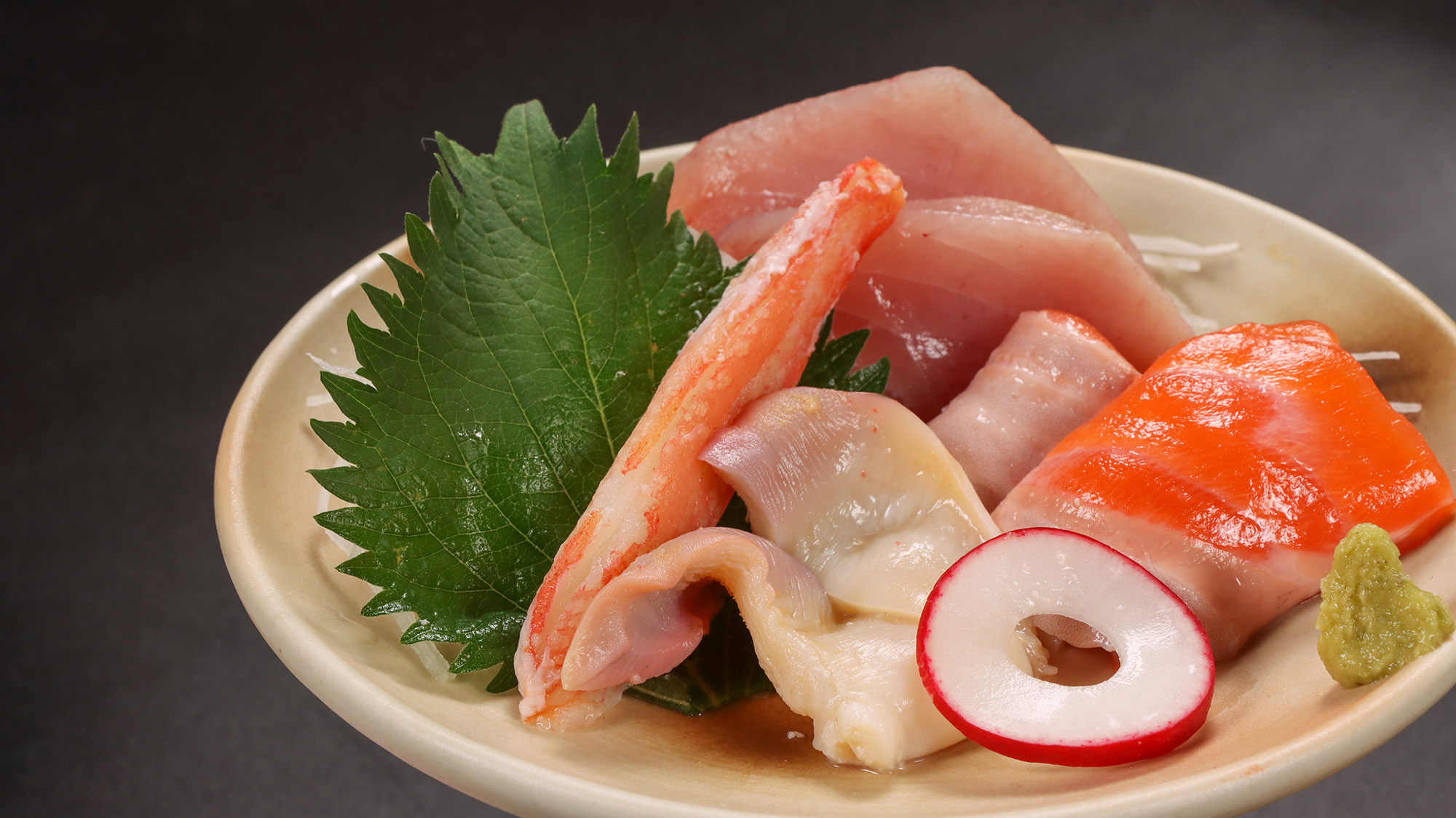 ＃春料理　春が旬の食材を使用した刺盛り