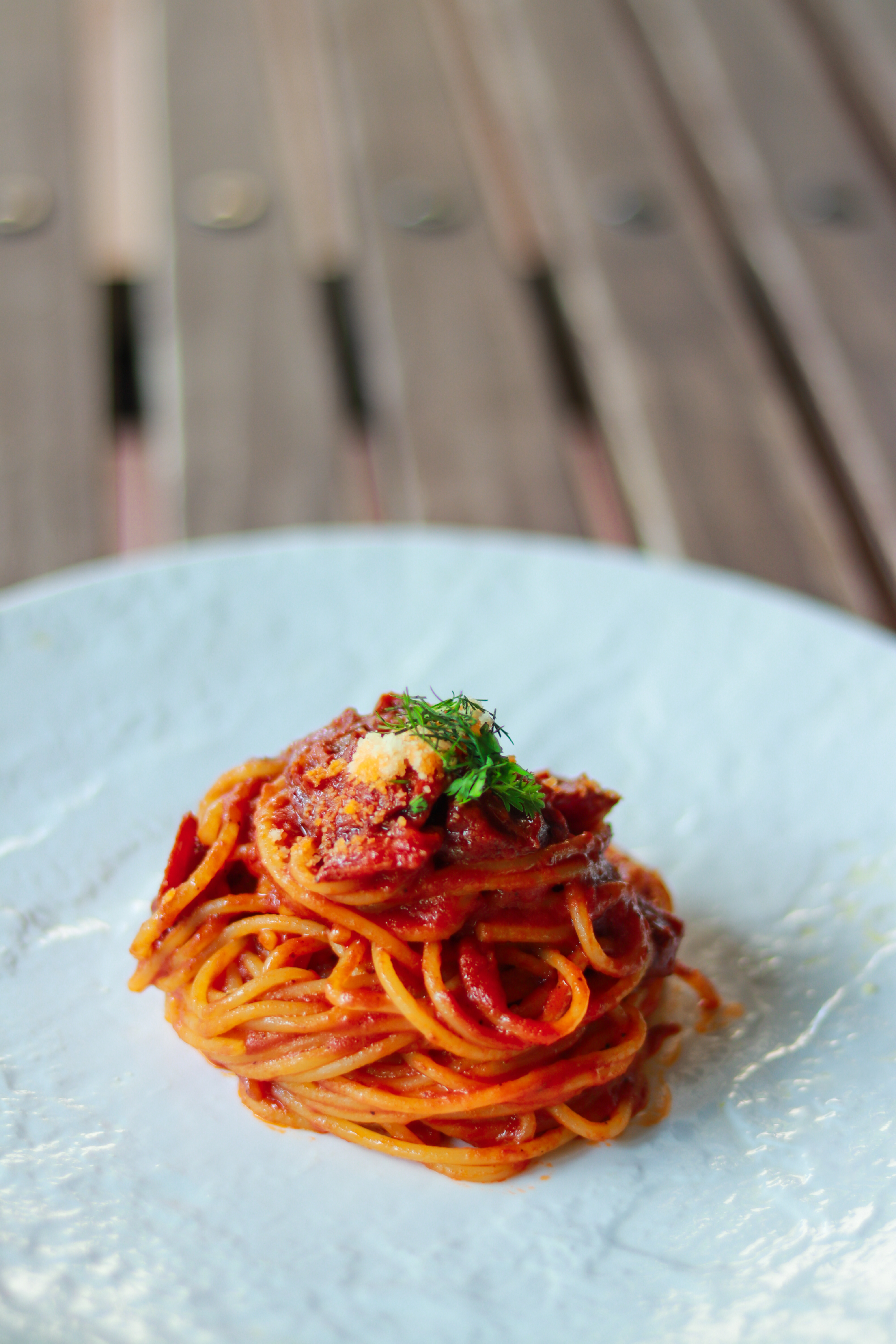 【夕食】洋食コース時の季節のパスタ