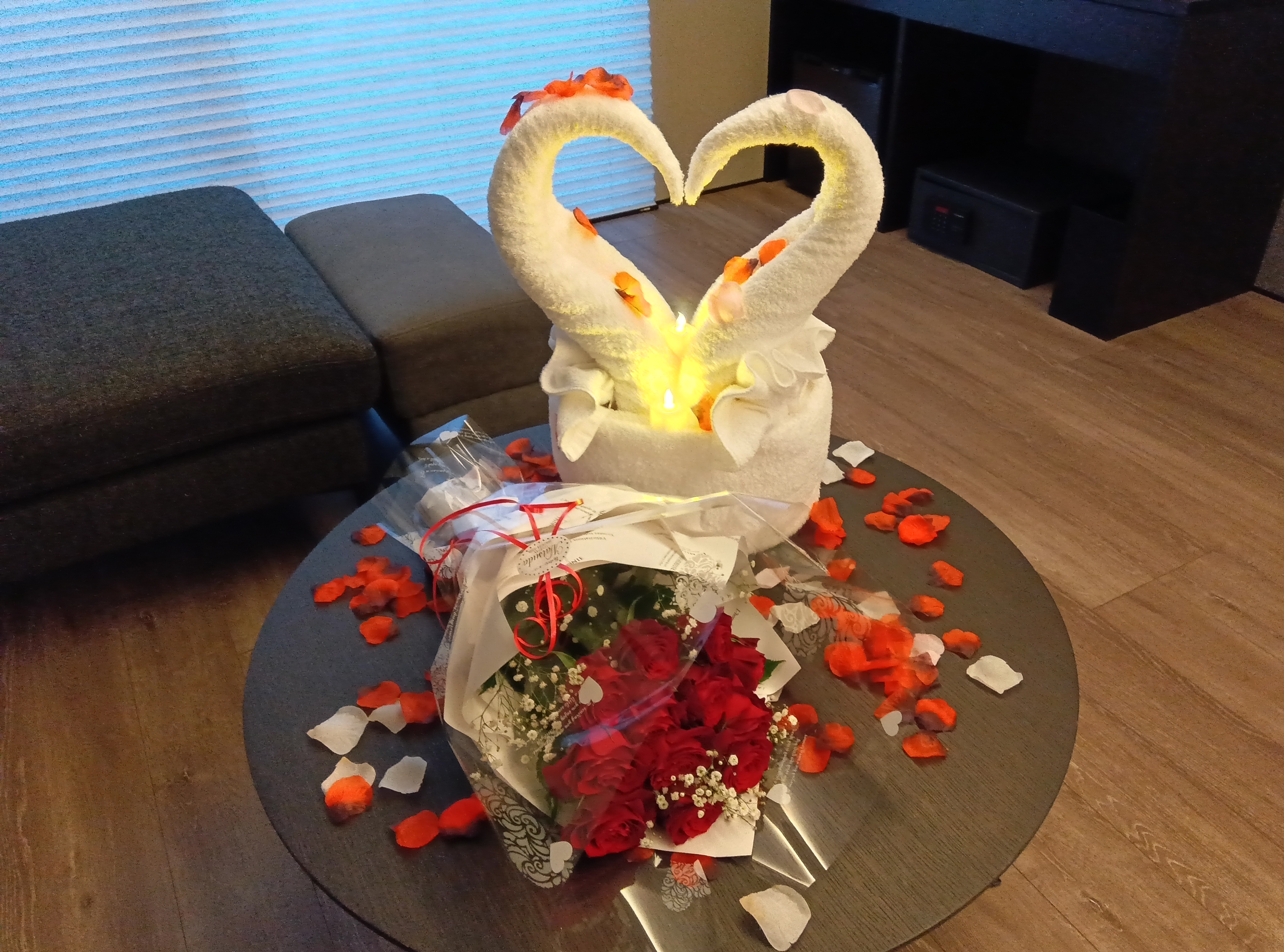 【タオルアート】スワン