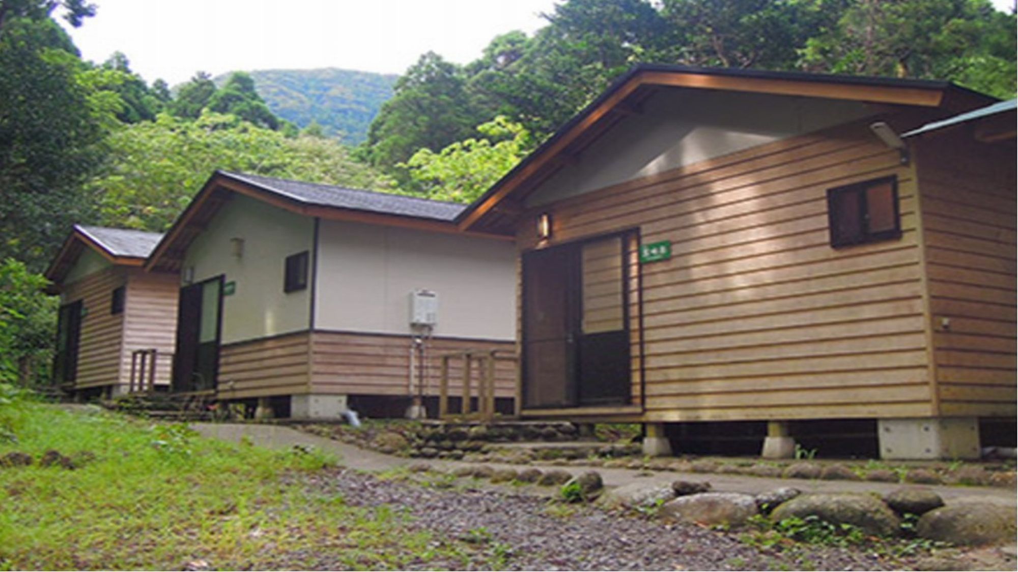 新しいロッジがオープンしました。全室シャワー完備