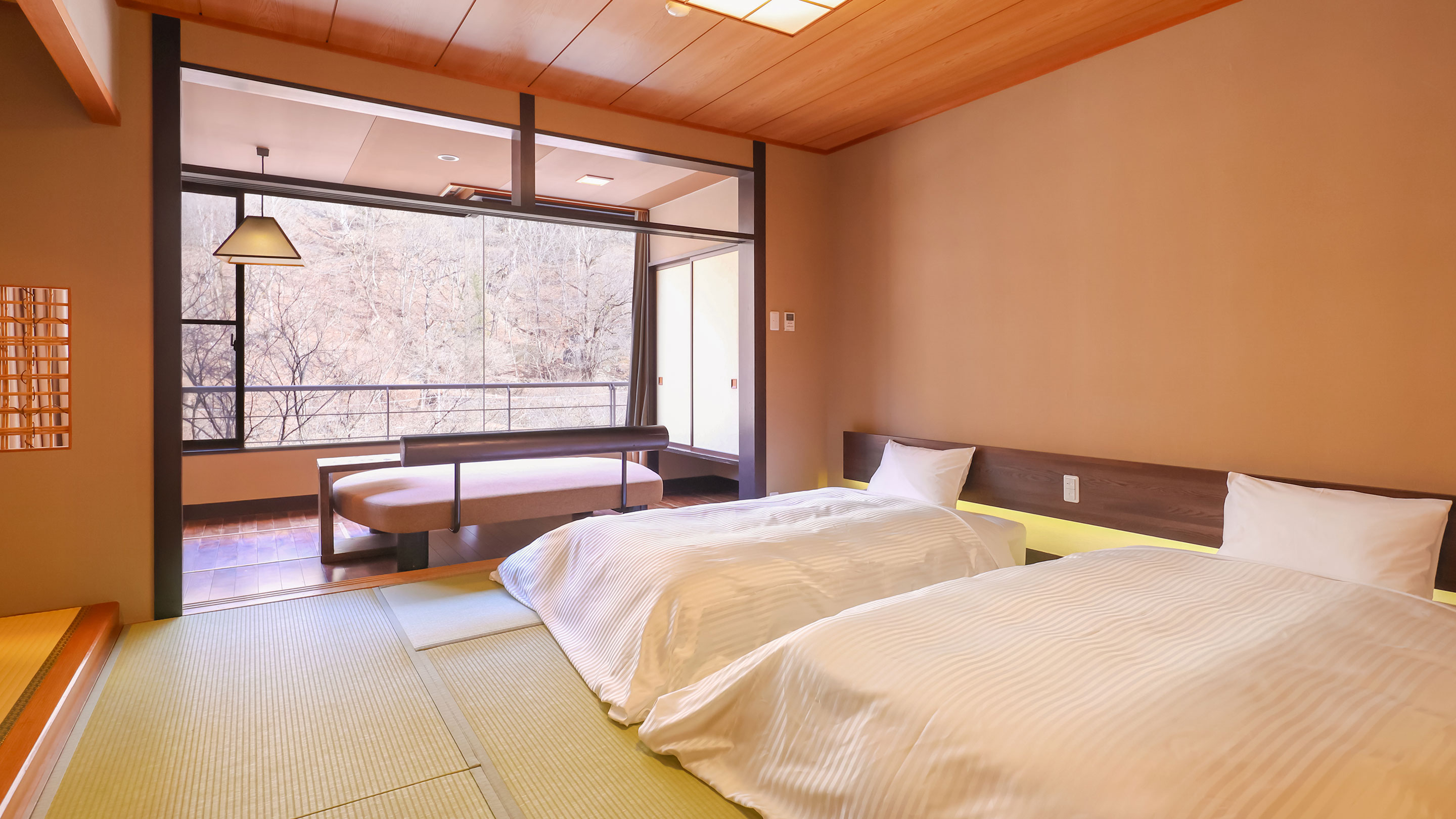 【禁煙】スタンダード和ベッドツイン 内風呂あり※イメージ