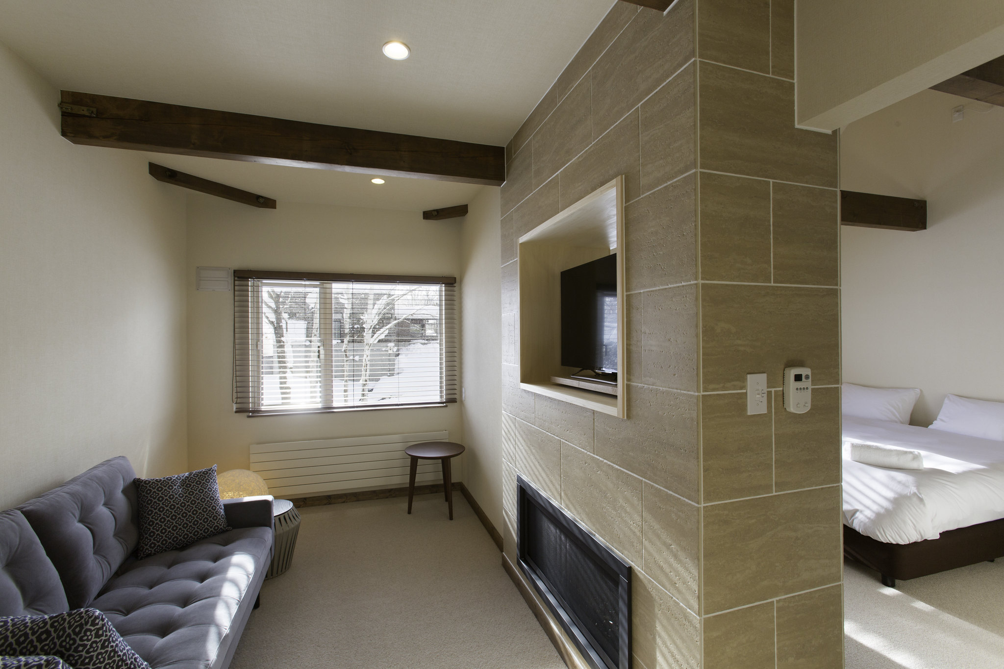 リビング付きベッドルーム